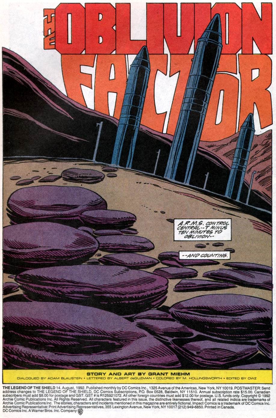 Read online Legend of the Shield comic -  Issue #14 - 2