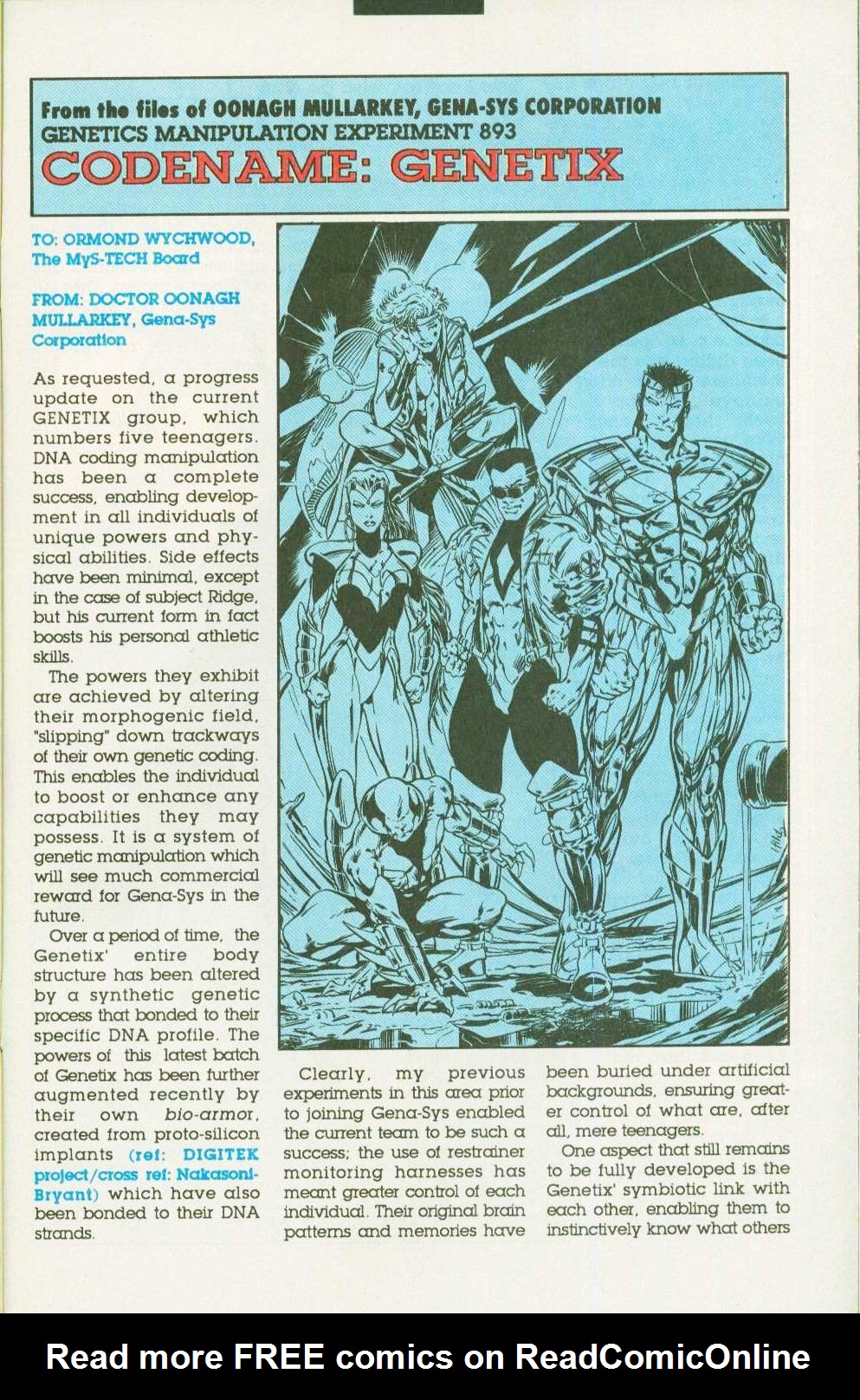 Read online Codename: Genetix comic -  Issue #1 - 24