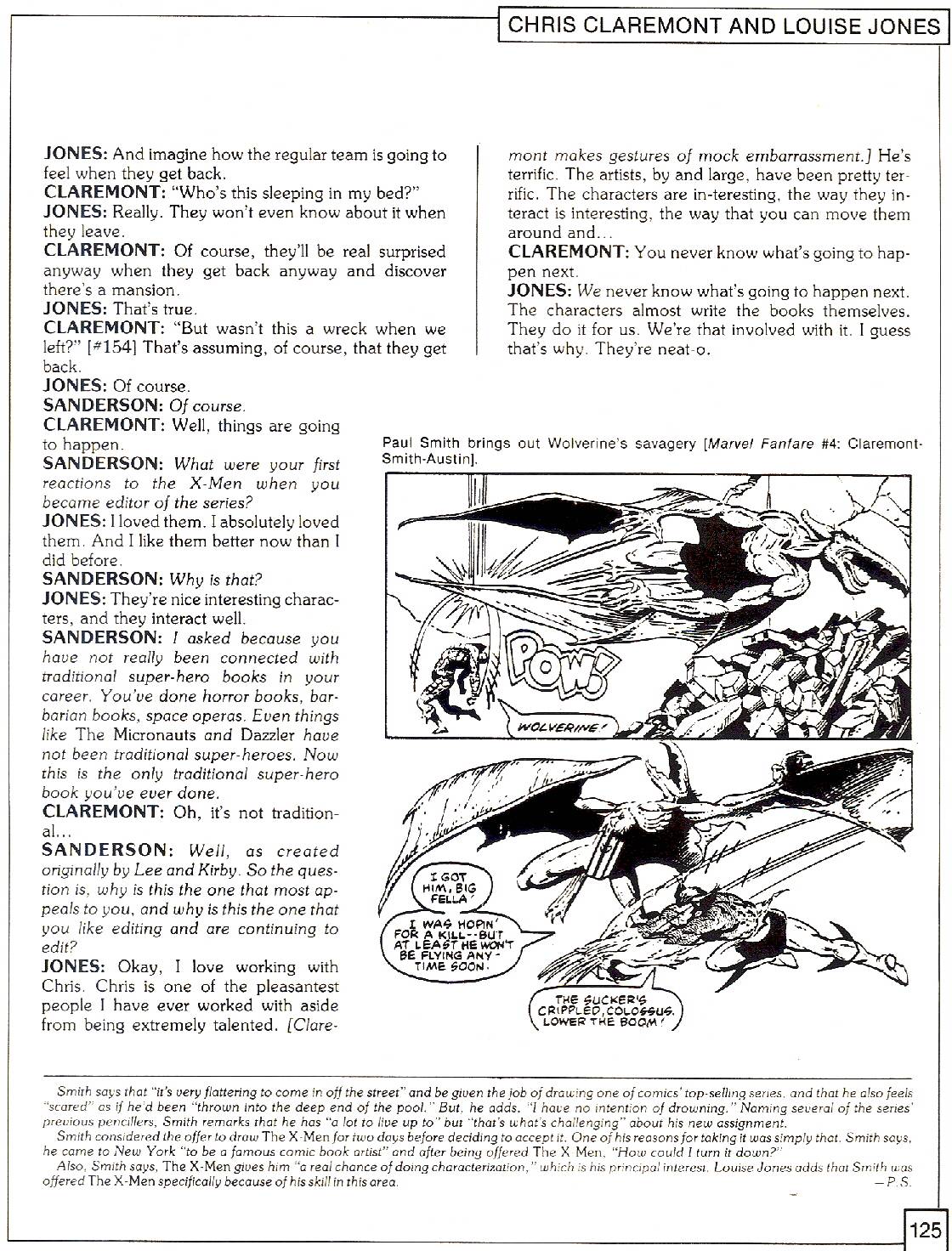 Read online The X-Men Companion comic -  Issue #2 - 125