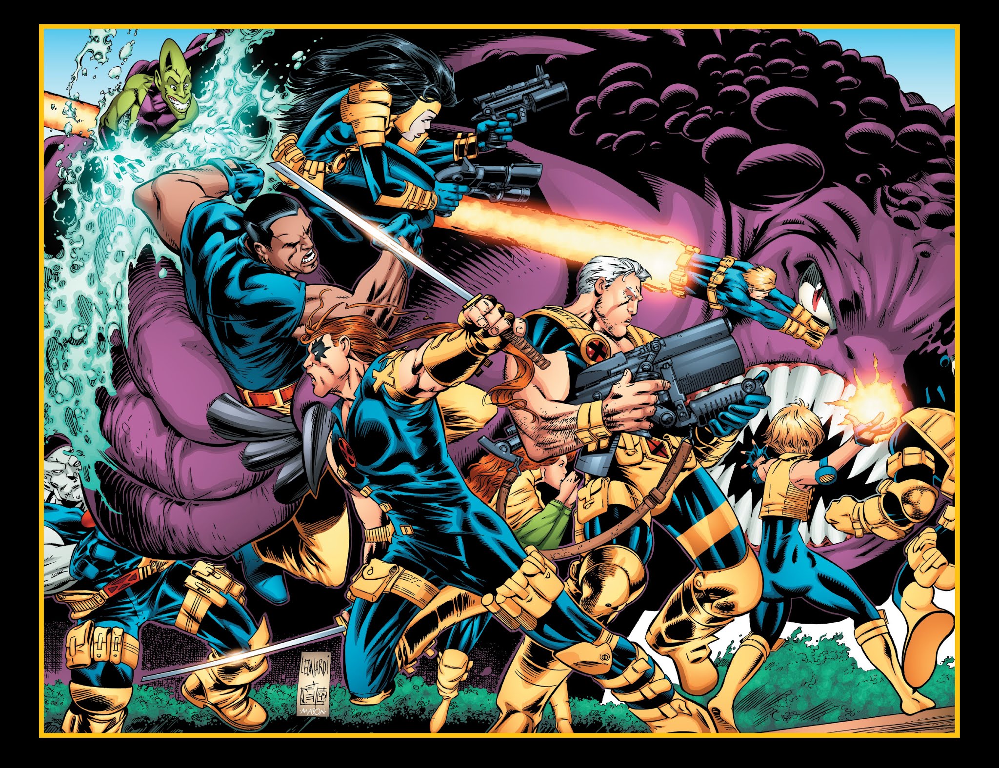 Read online Cable & X-Force: Onslaught Rising comic -  Issue # TPB - 55