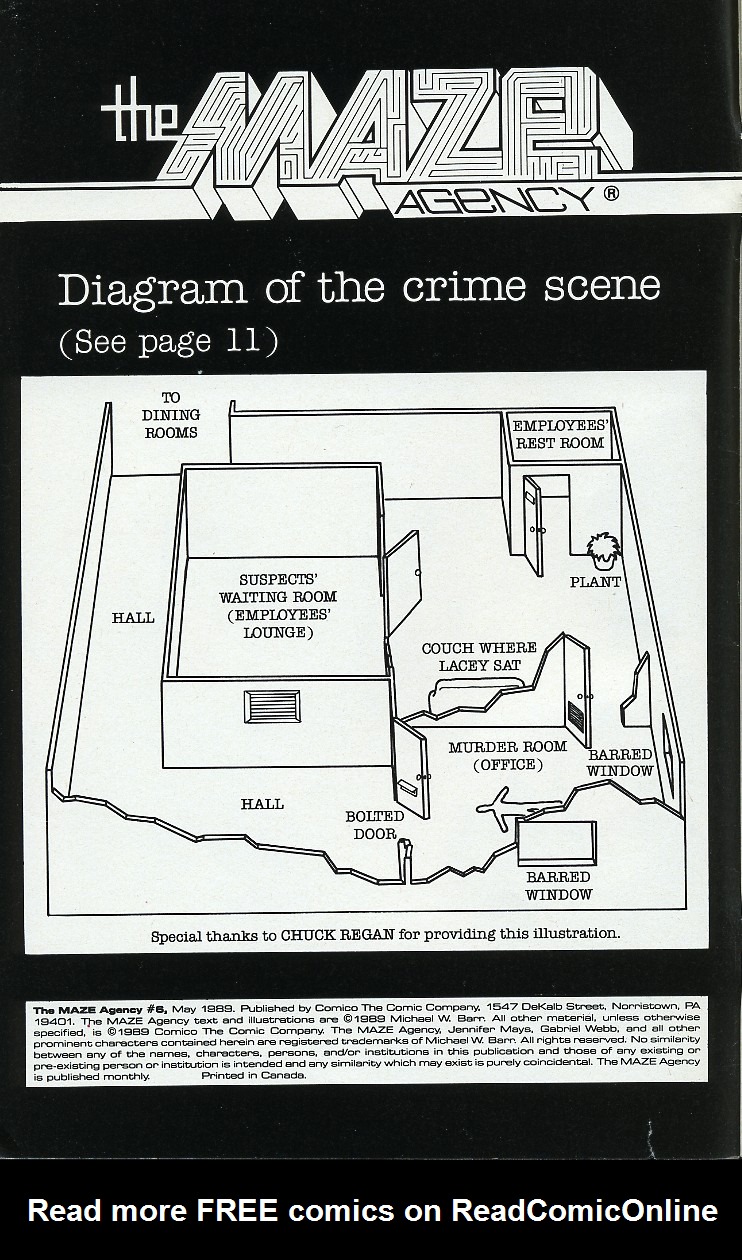 Read online Maze Agency (1988) comic -  Issue #6 - 2
