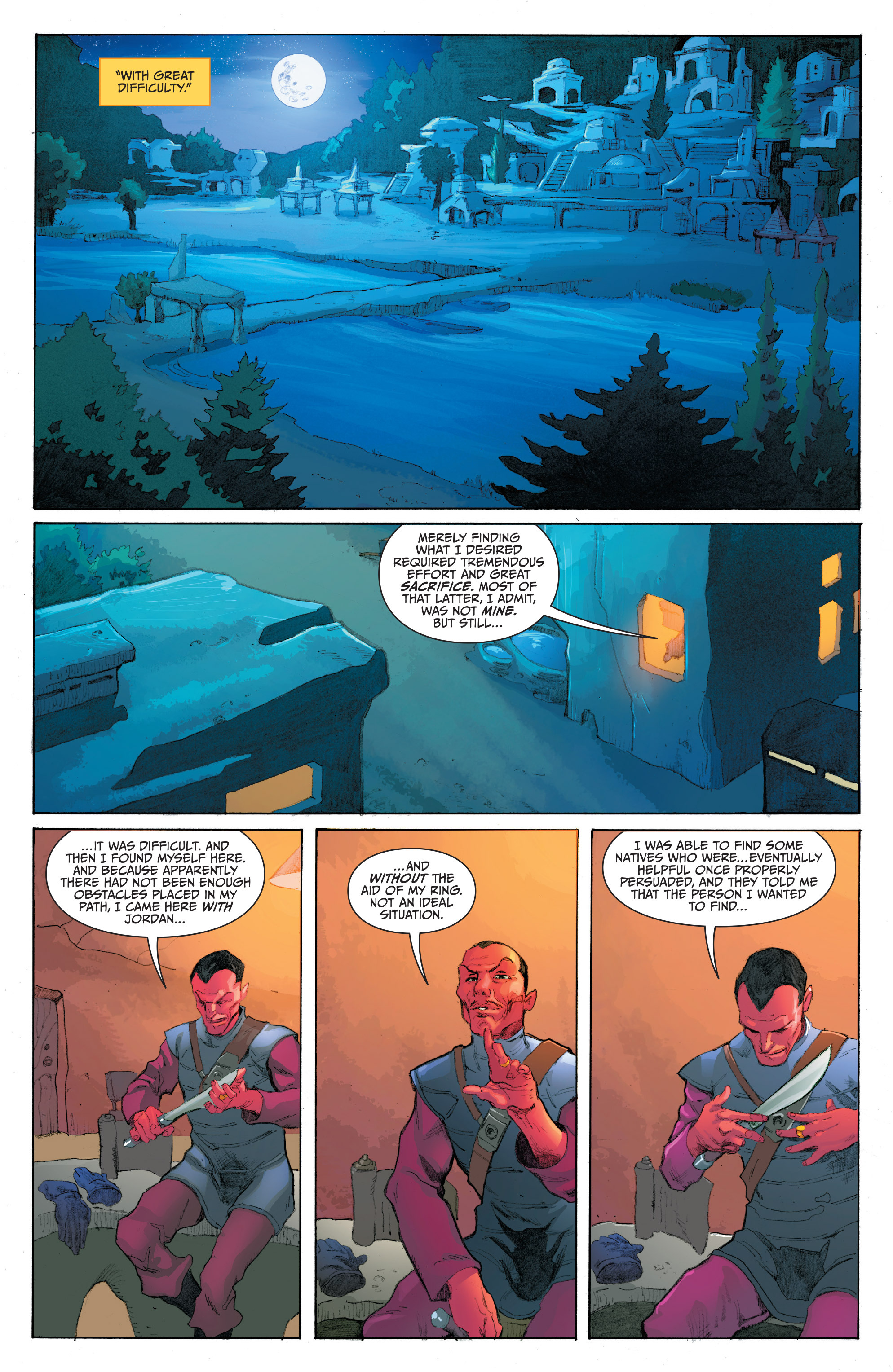 Read online Planet of the Apes/Green Lantern comic -  Issue #3 - 3