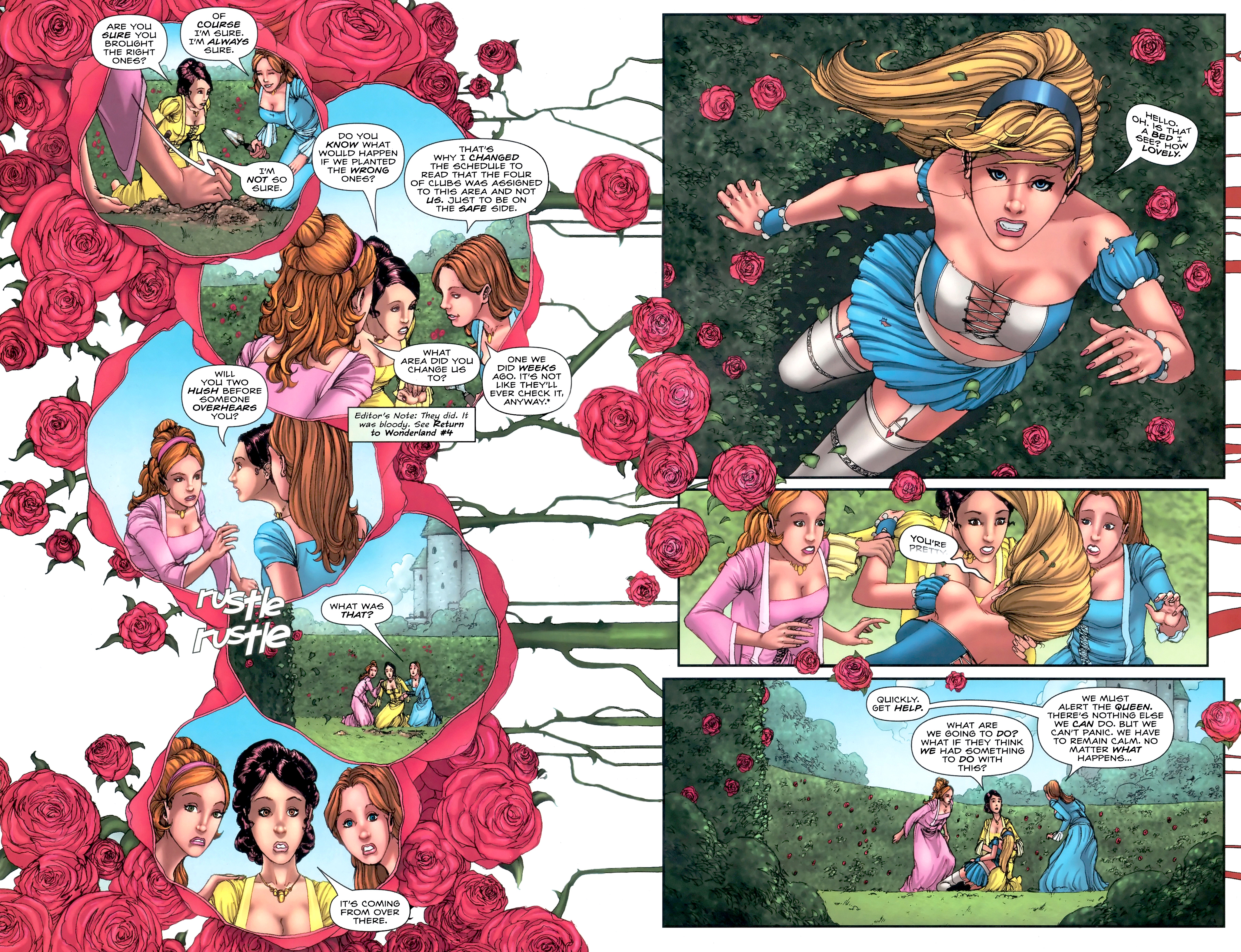 Read online Grimm Fairy Tales presents Alice in Wonderland comic -  Issue #4 - 5
