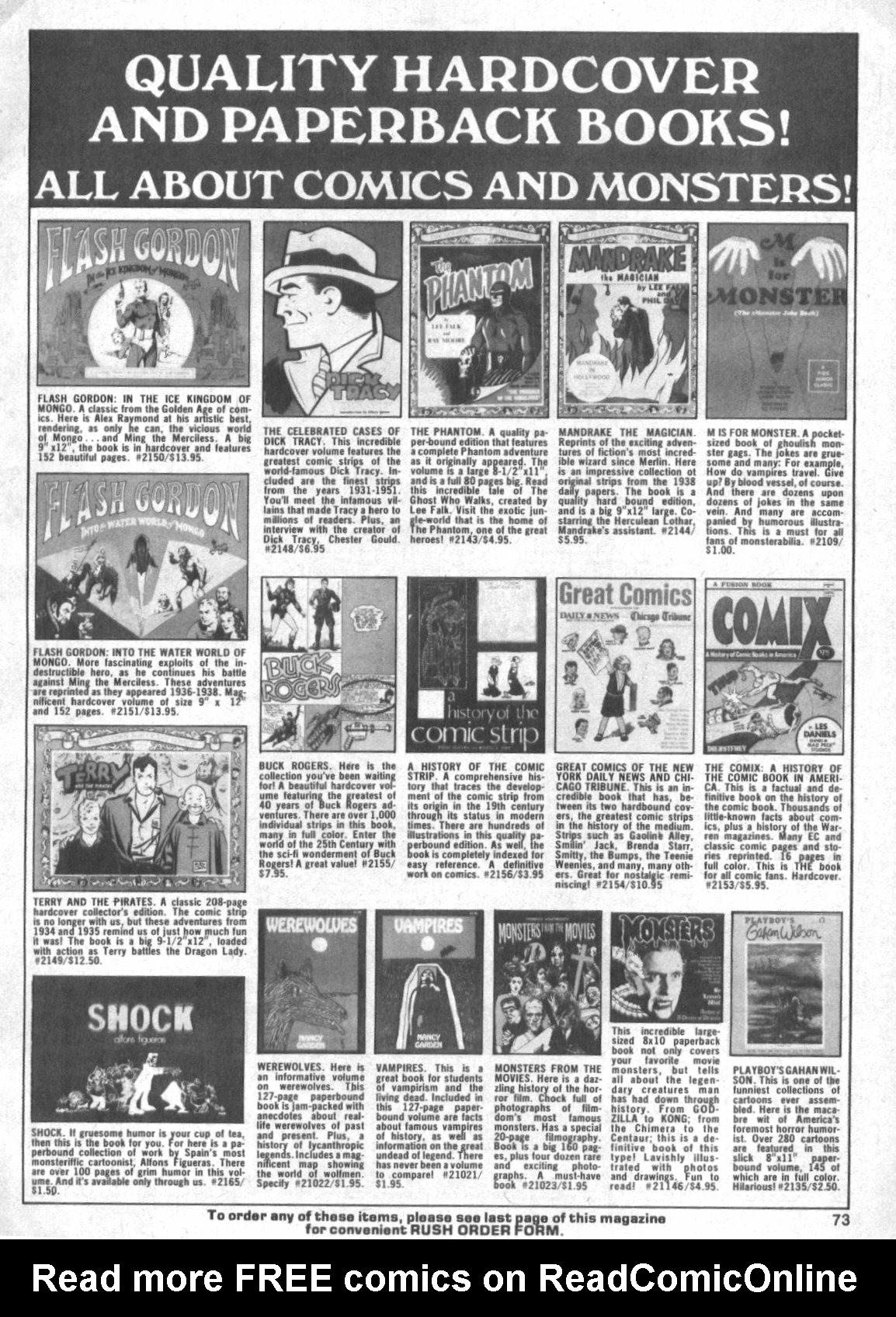 Read online Creepy (1964) comic -  Issue #65 - 73