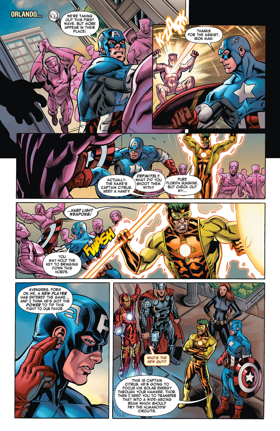 Read online Avengers Assemble Featuring Captain Citrus comic -  Issue #1 - 8