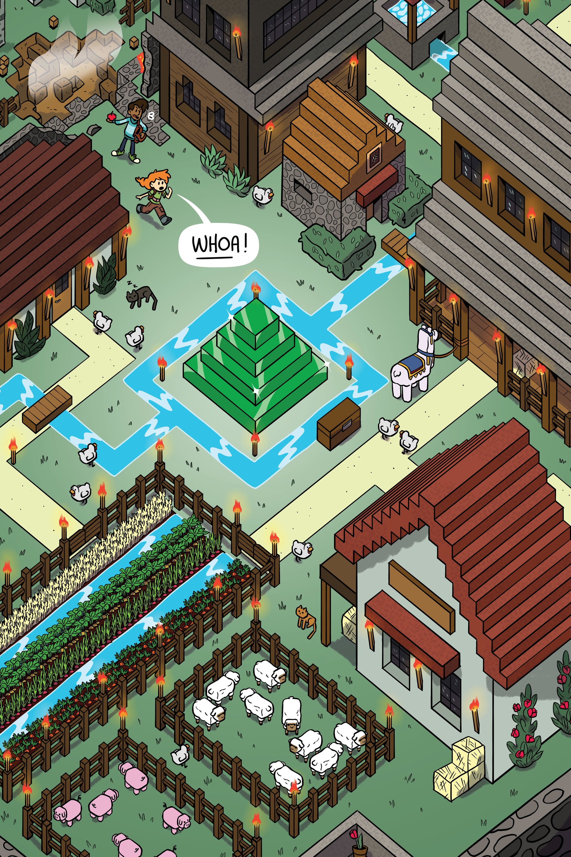 Read online Minecraft: Open World – Into the Nether comic -  Issue # TPB - 10
