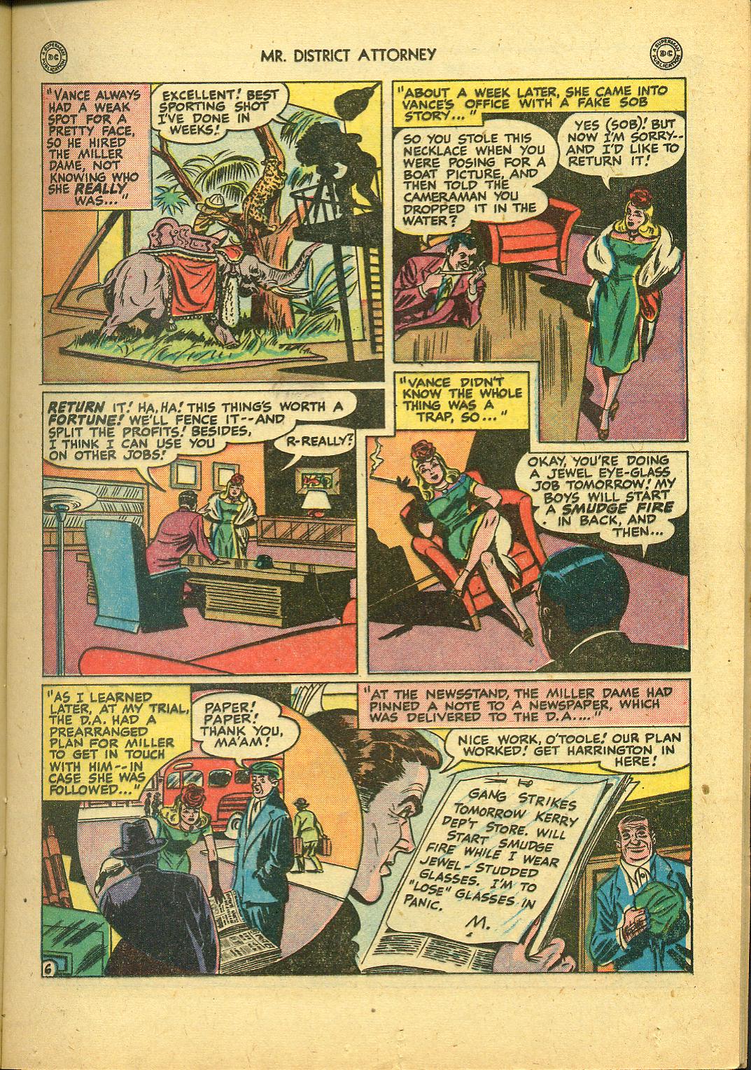 Read online Mr. District Attorney comic -  Issue #2 - 19