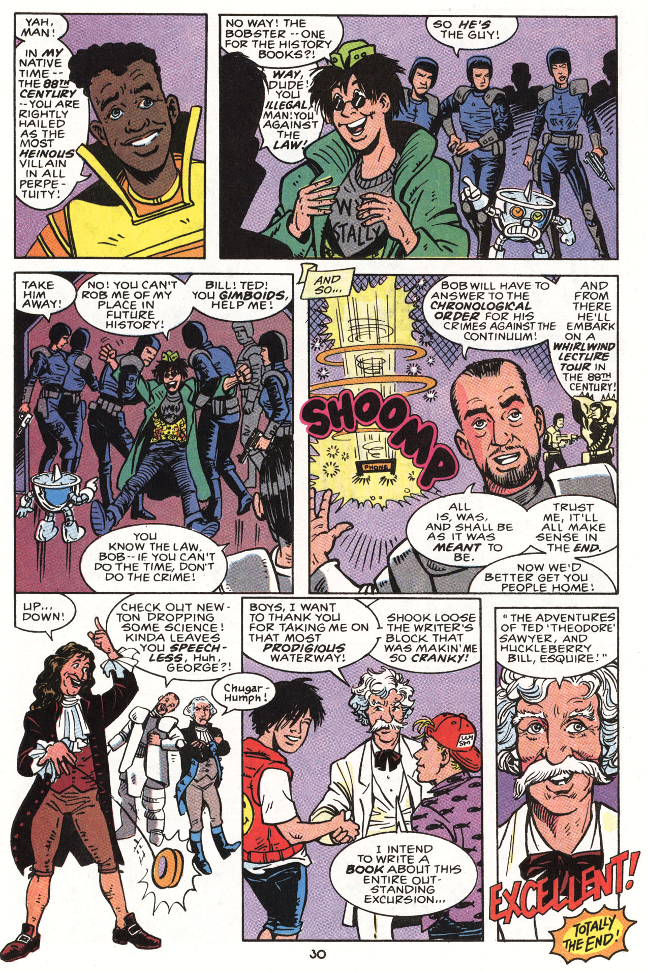 Read online Bill & Ted's Excellent Comic Book comic -  Issue #8 - 32