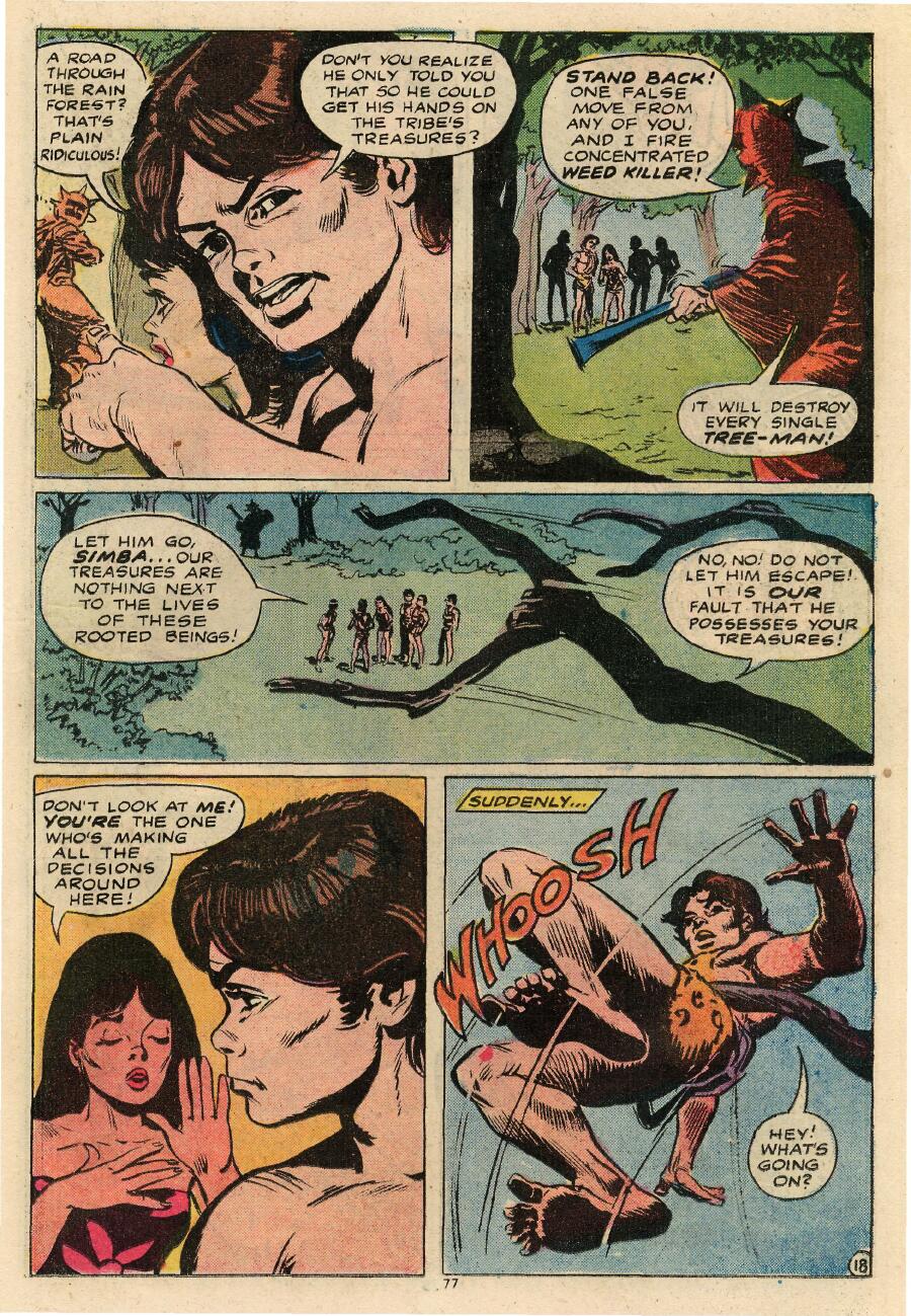 Read online Tarzan (1972) comic -  Issue #231 - 79