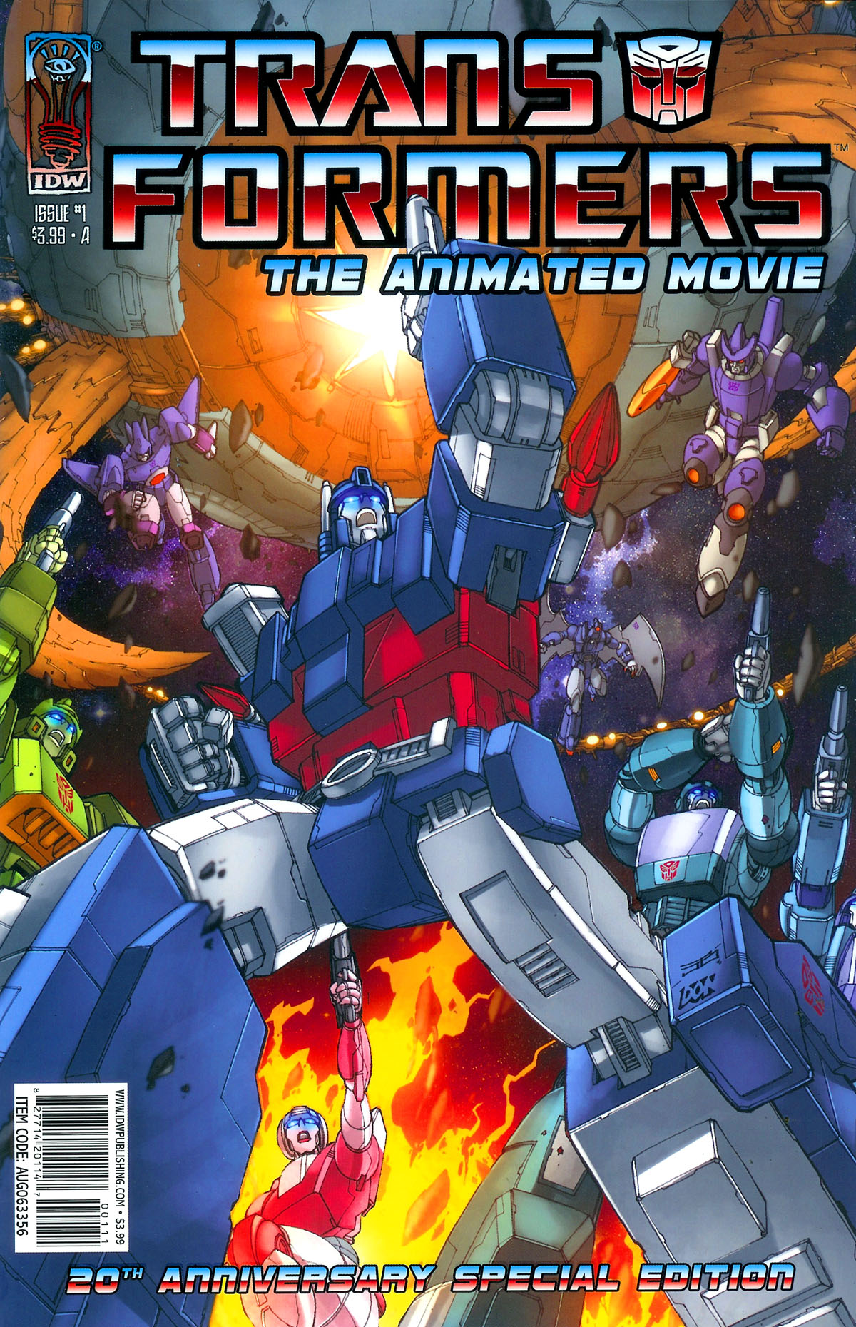 Read online The Transformers: The Animated Movie comic -  Issue #1 - 1