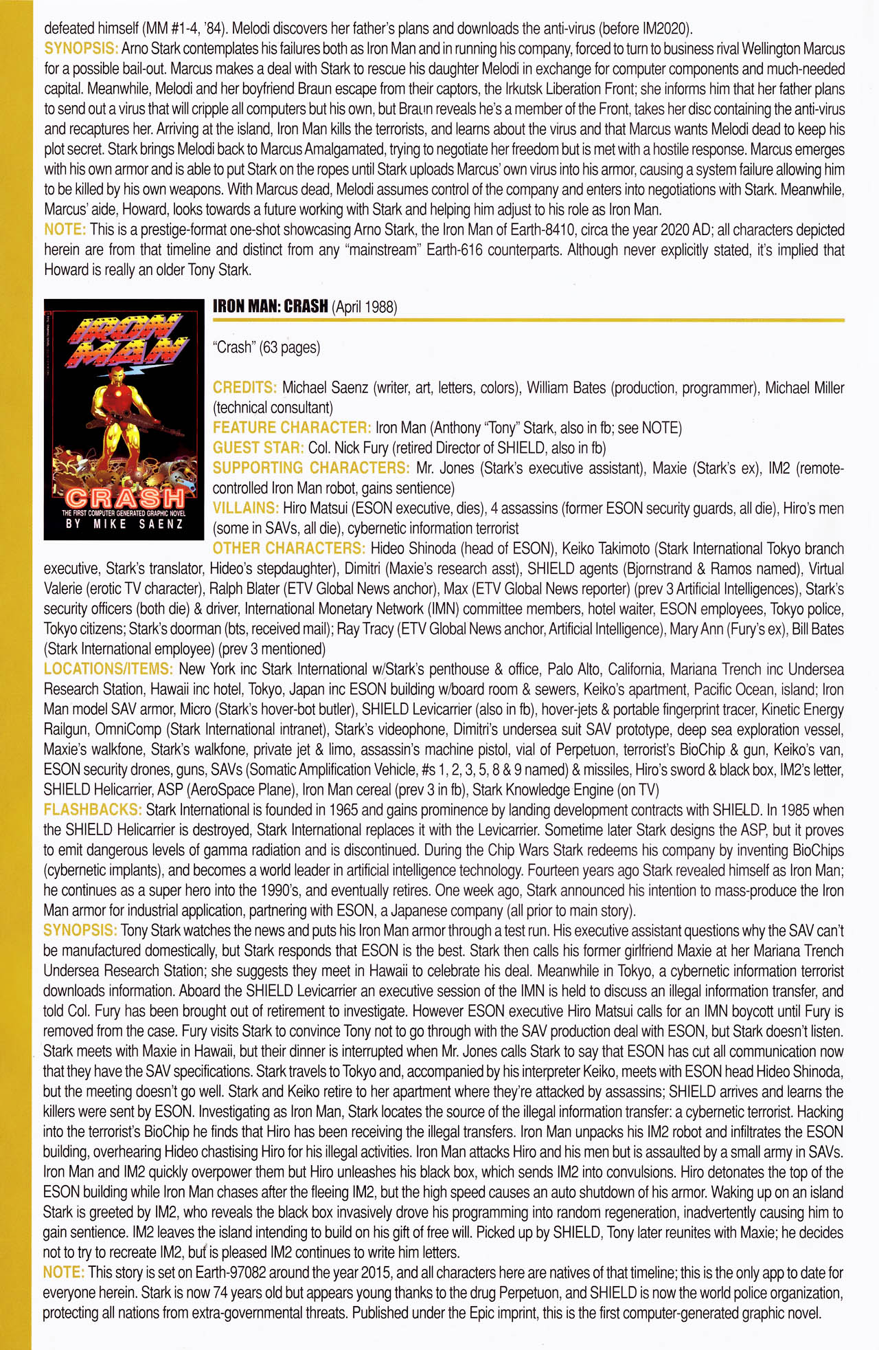 Read online Official Index to the Marvel Universe comic -  Issue #14 - 56