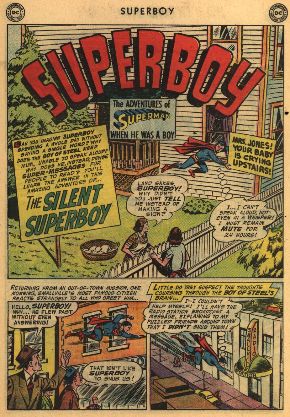 Read online Superboy (1949) comic -  Issue #54 - 23