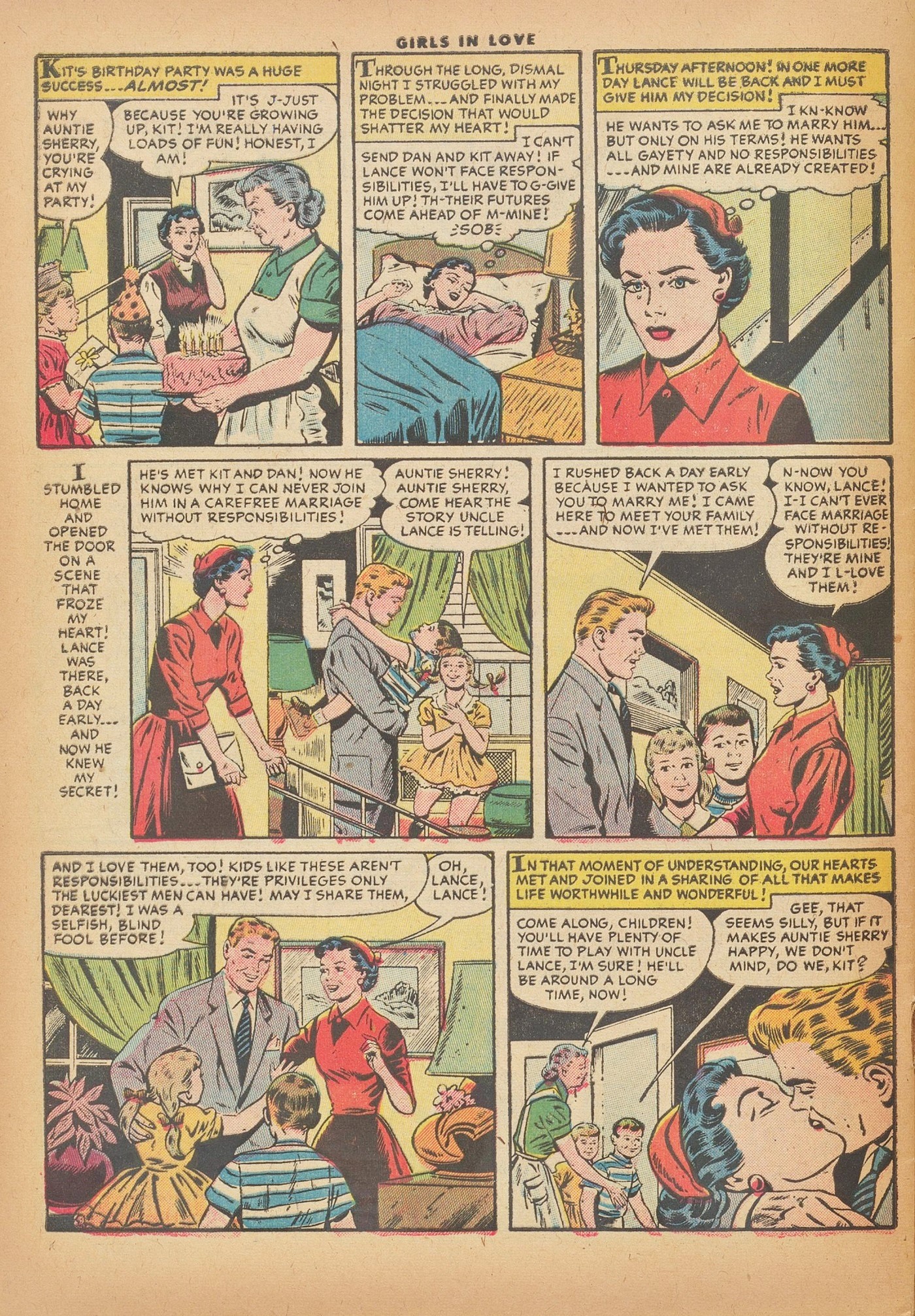Read online Girls in Love (1955) comic -  Issue #49 - 32