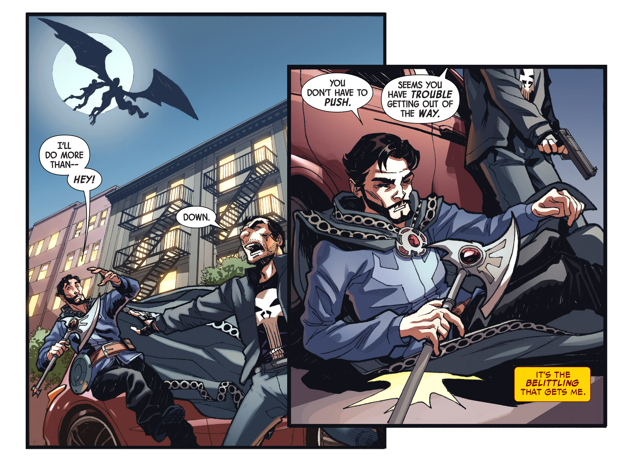 Read online Doctor Strange/Punisher: Magic Bullets Infinite Comic comic -  Issue #4 - 14