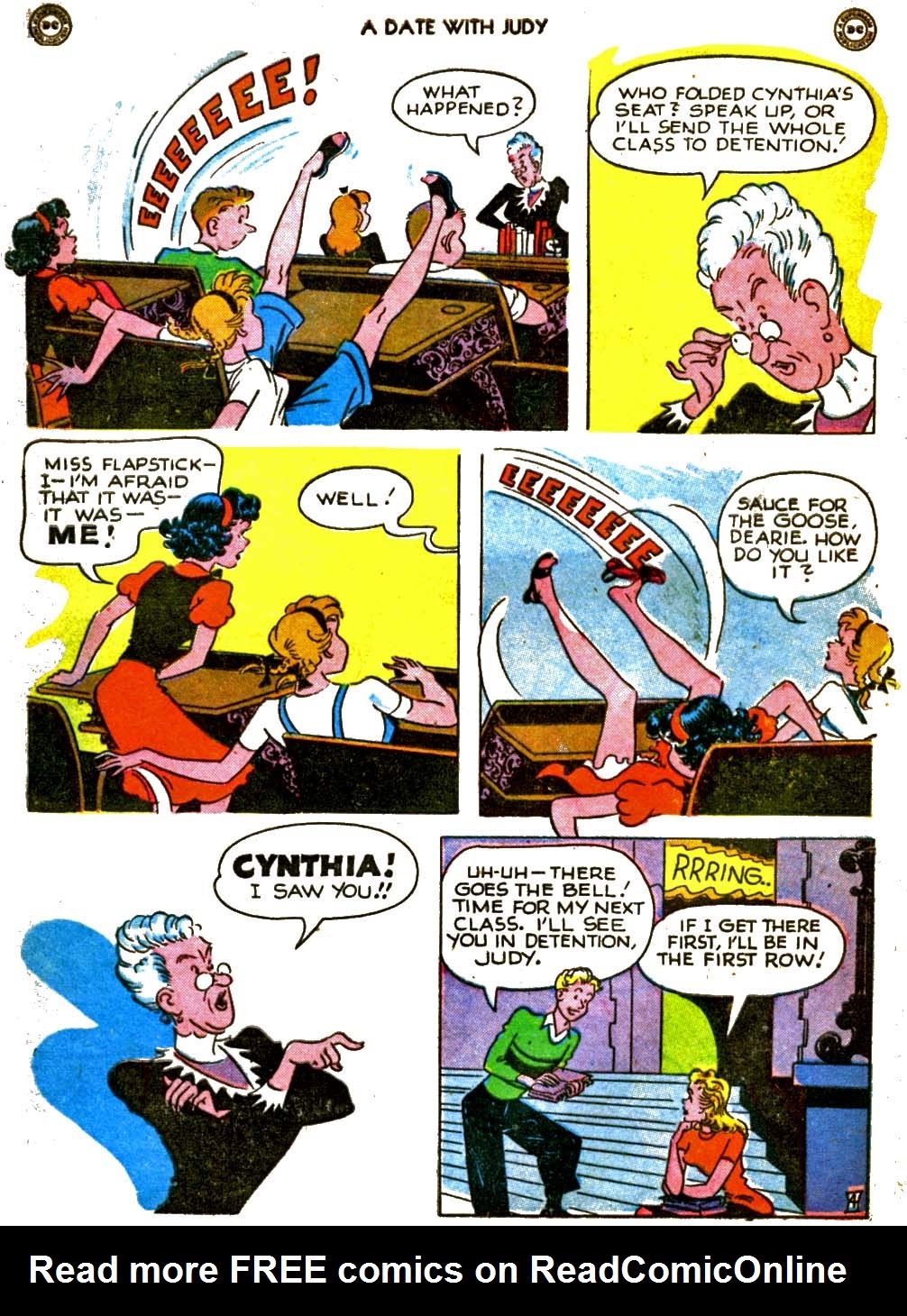 Read online A Date with Judy comic -  Issue #1 - 7