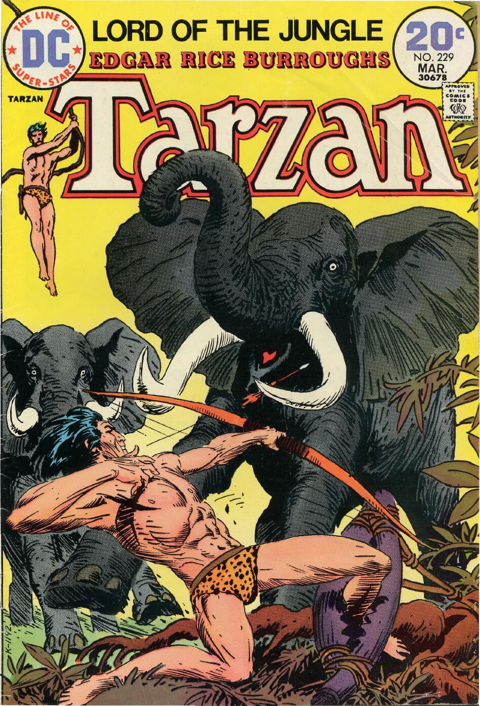 Read online Tarzan (1972) comic -  Issue #229 - 1