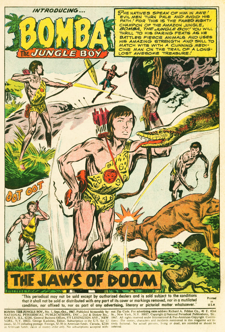 Read online Bomba, The Jungle Boy comic -  Issue #1 - 2