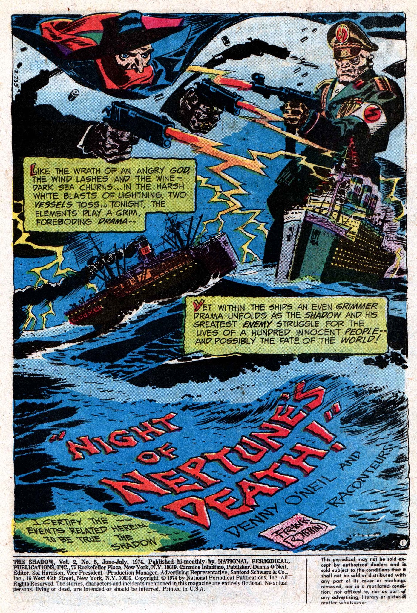 Read online The Shadow (1973) comic -  Issue #5 - 3