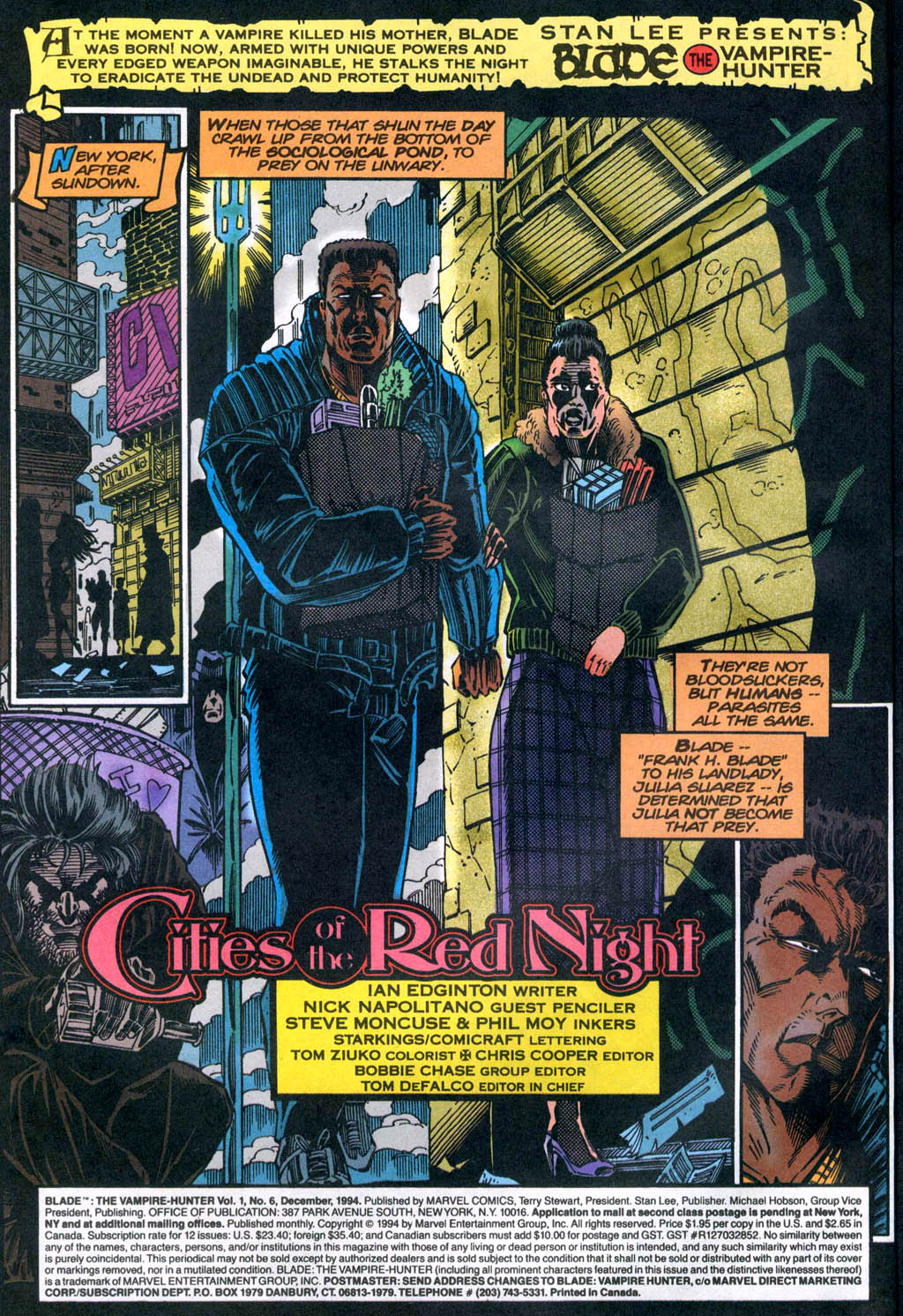 Read online Blade: The Vampire-Hunter comic -  Issue #6 - 3