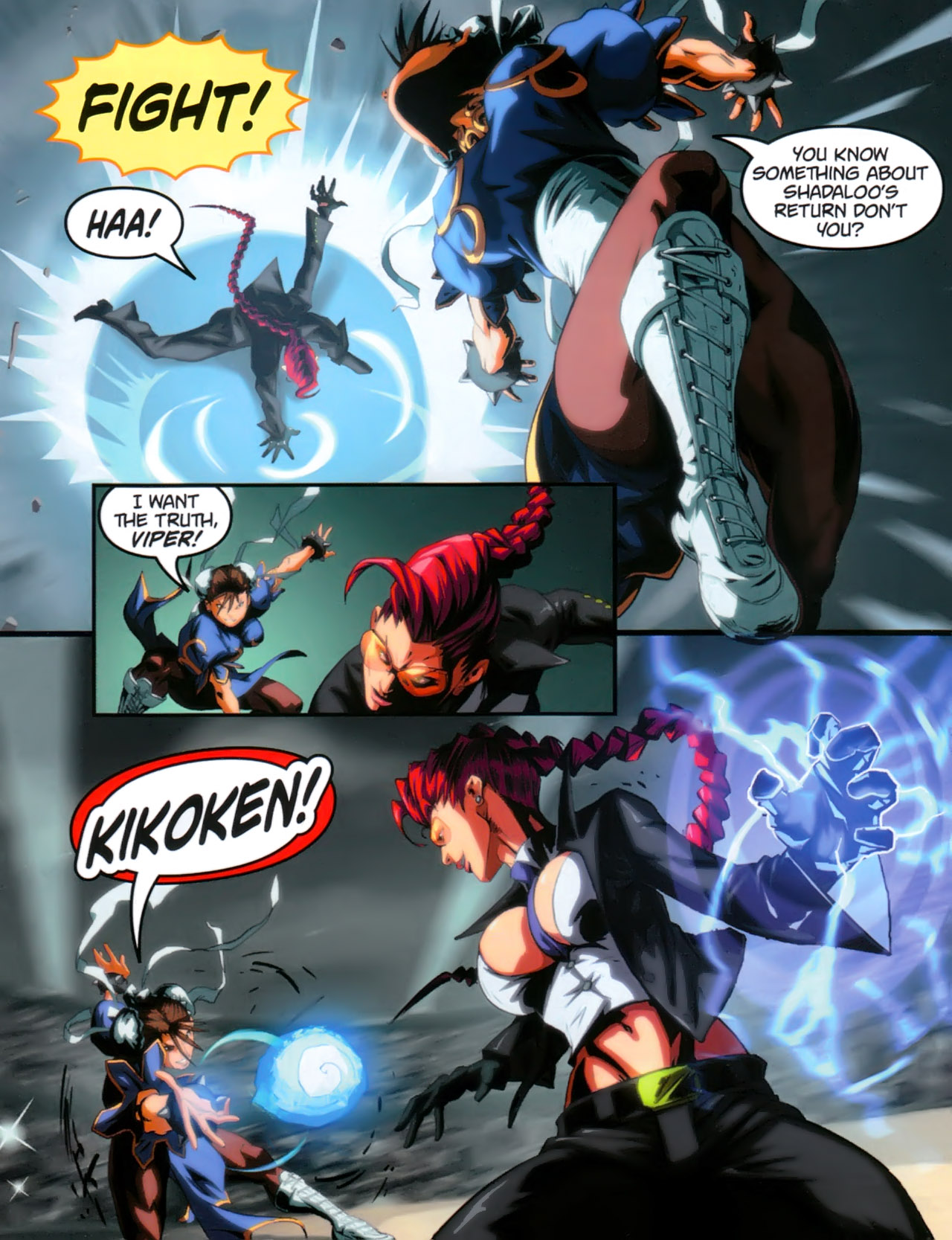 Read online Street Fighter IV comic -  Issue #1 - 5