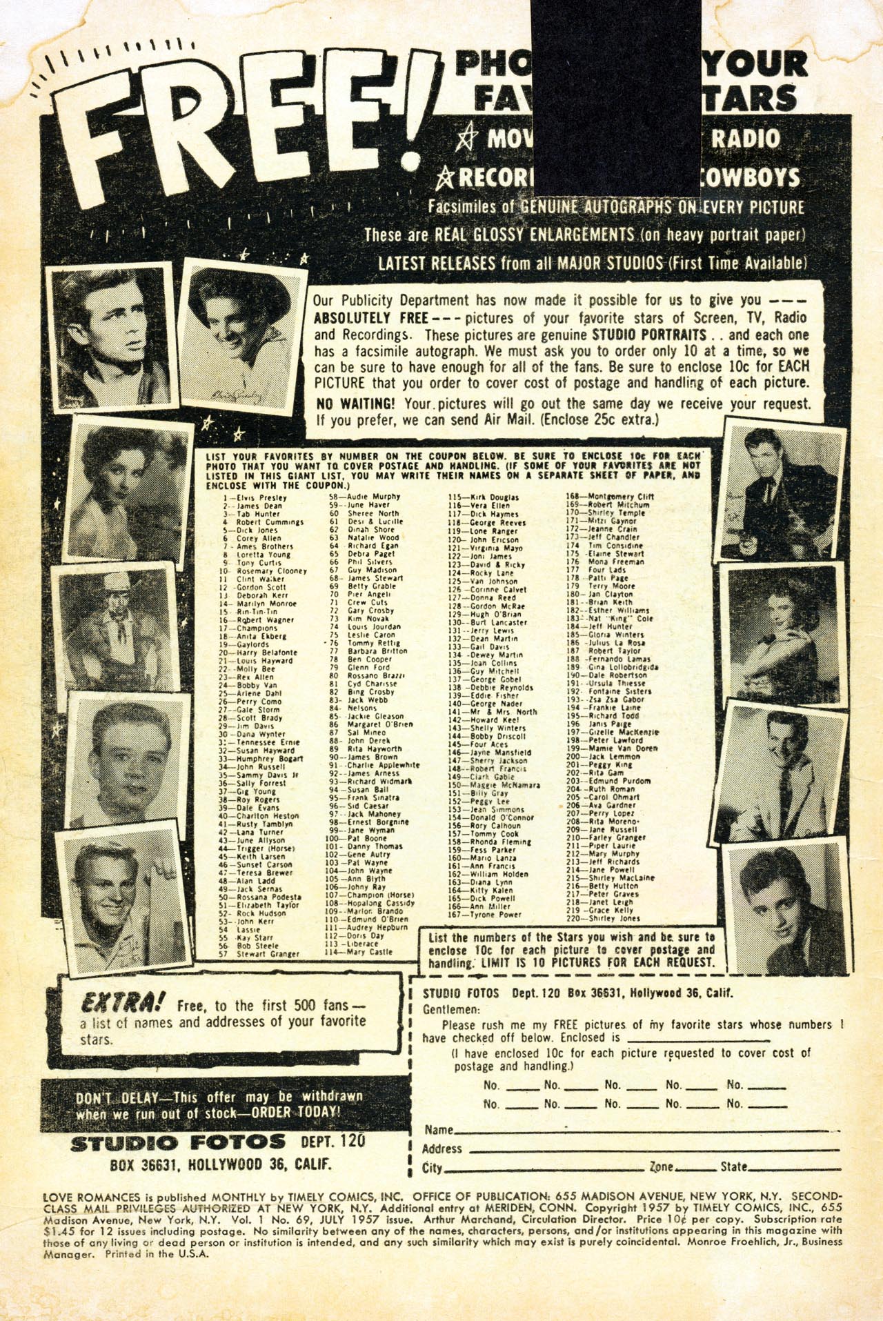 Read online Love Romances comic -  Issue #69 - 2