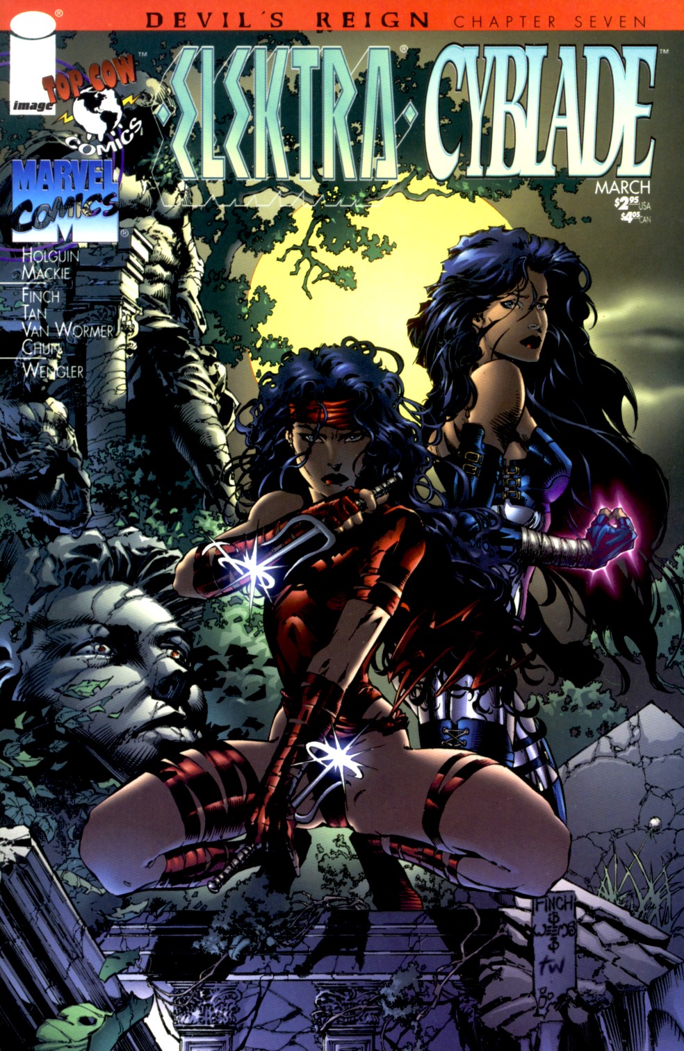 Read online Elektra/Cyblade comic -  Issue # Full - 1
