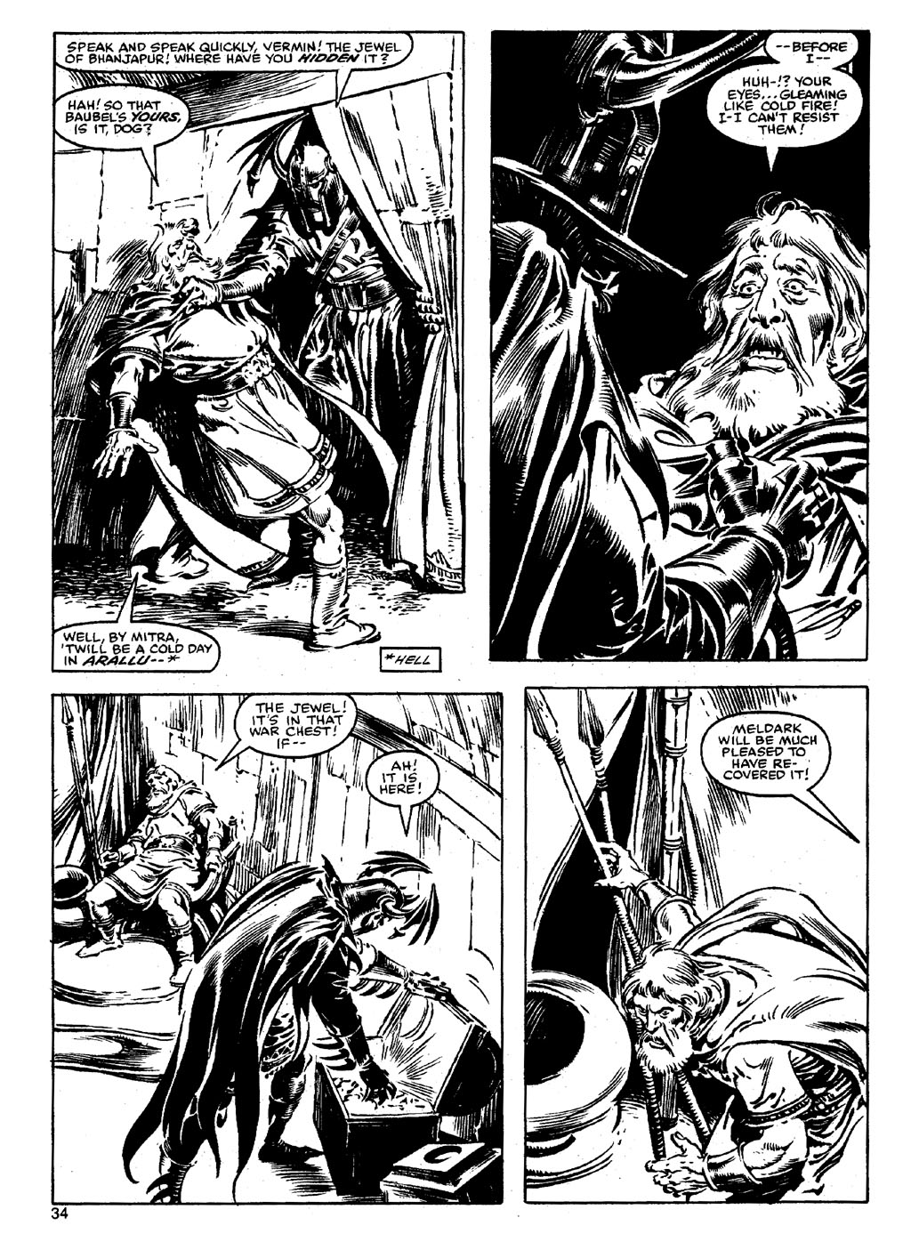 Read online The Savage Sword Of Conan comic -  Issue #90 - 33
