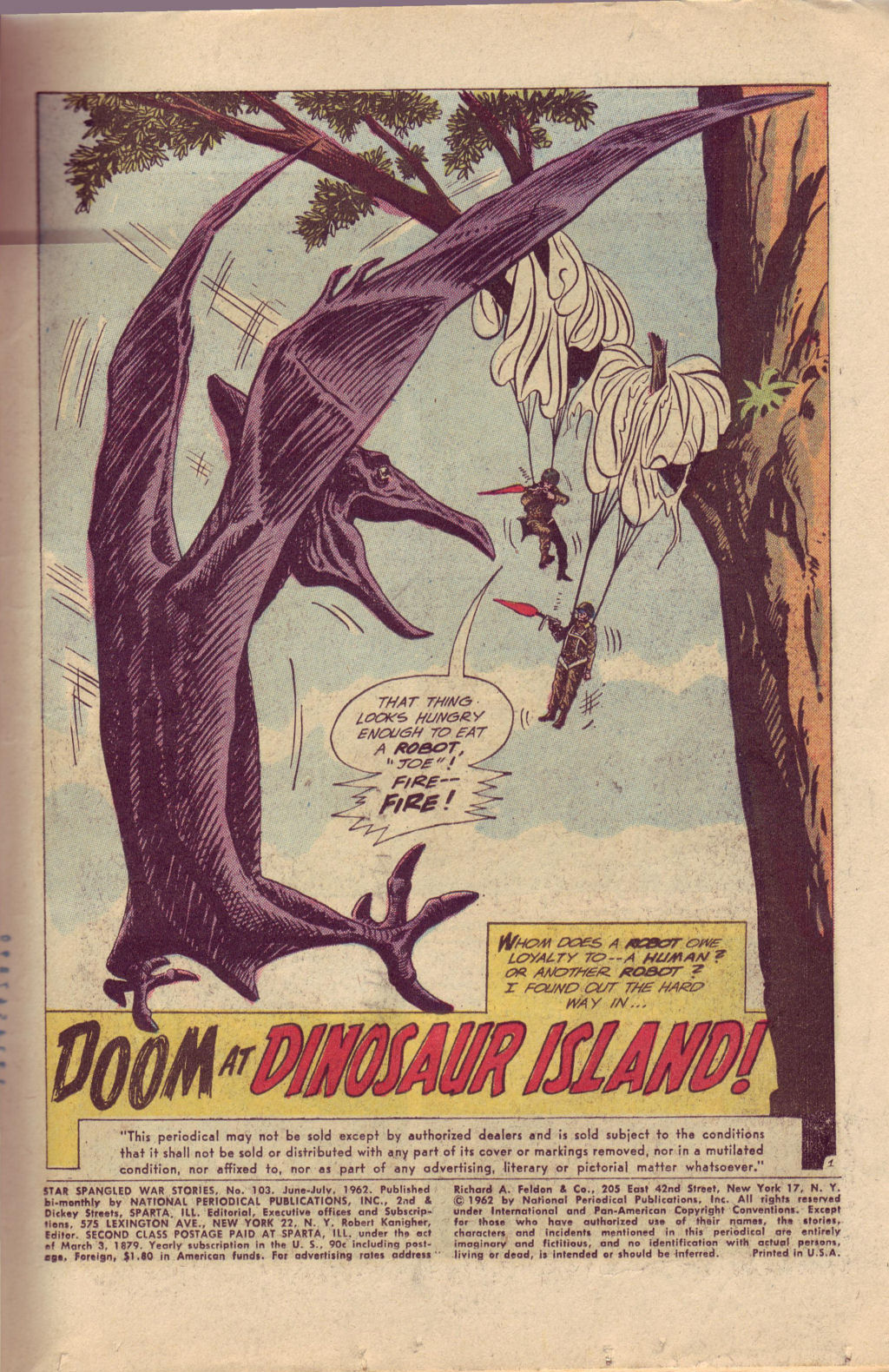 Read online Star Spangled War Stories (1952) comic -  Issue #103 - 3