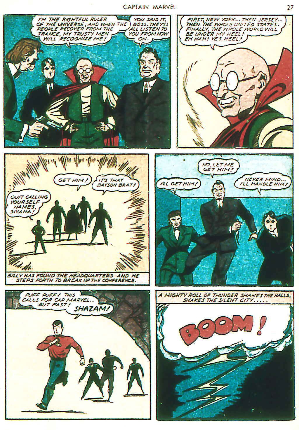 Read online Captain Marvel Adventures comic -  Issue #3 - 30