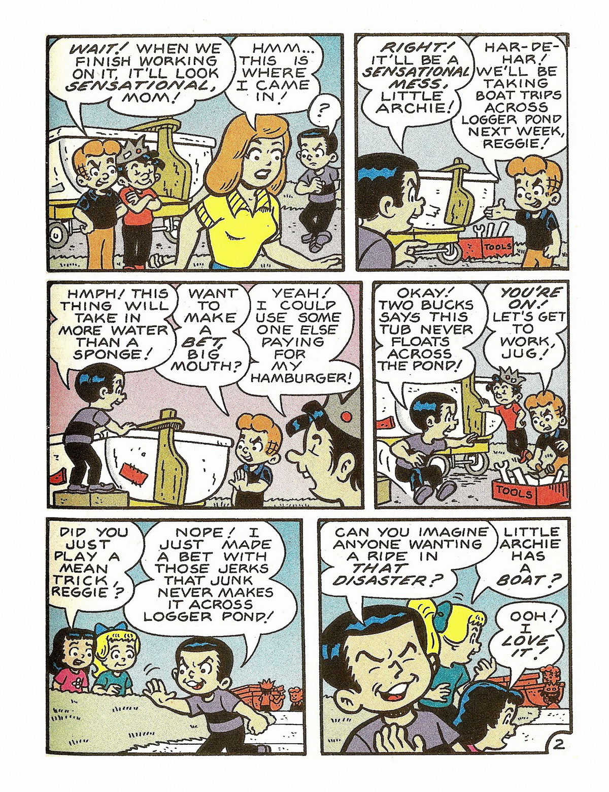 Read online Jughead's Double Digest Magazine comic -  Issue #69 - 132