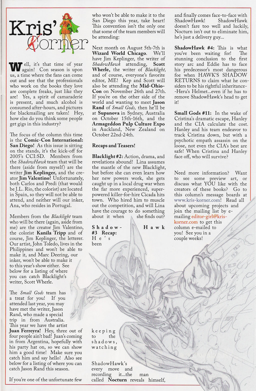 Read online ShadowHawk (2005) comic -  Issue #3 - 29