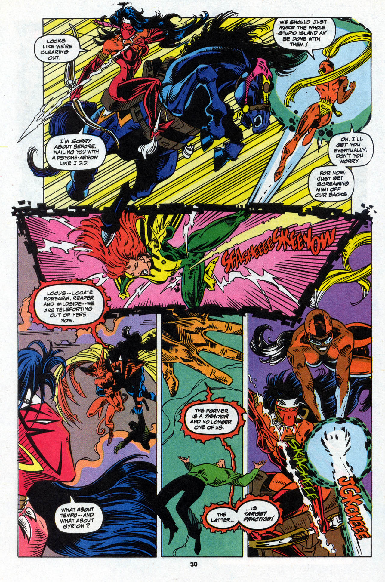 Read online X-Force (1991) comic -  Issue #28 - 30