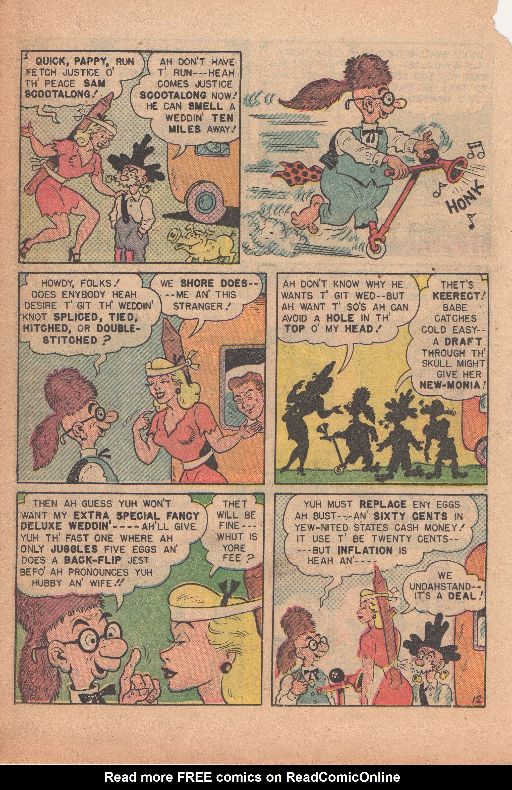 Read online Babe (1948) comic -  Issue #5 - 14