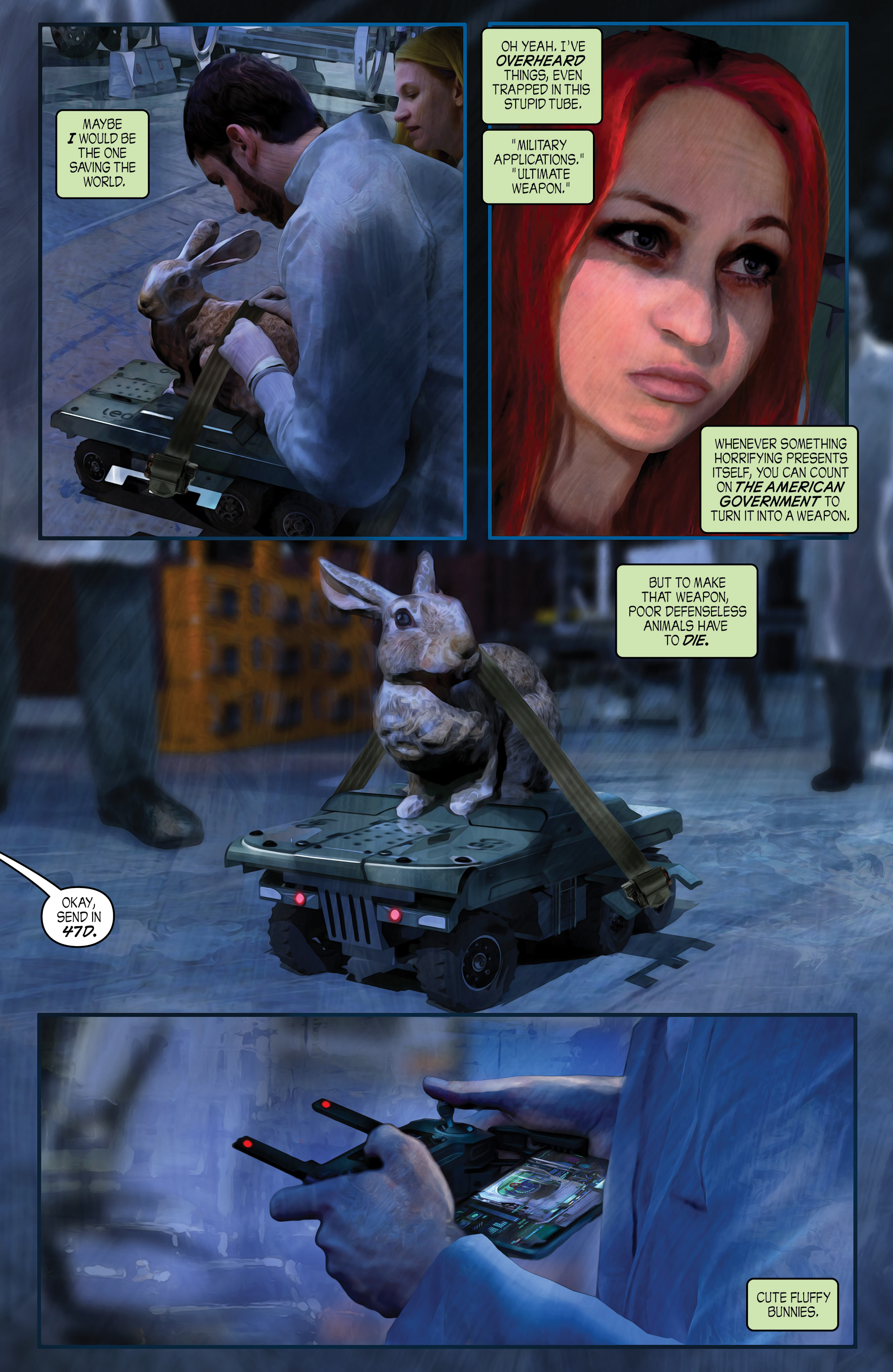 Read online John Carpenter's Tales of Science Fiction: Redhead comic -  Issue #4 - 8