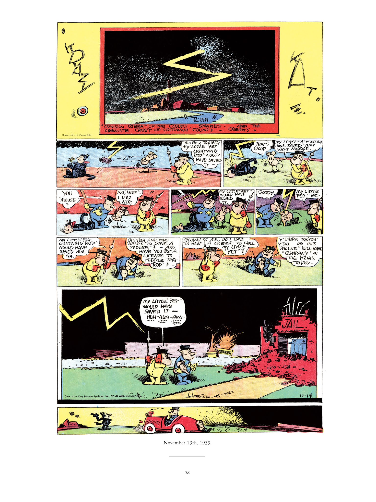 Read online Krazy & Ignatz comic -  Issue # TPB 11 - 58