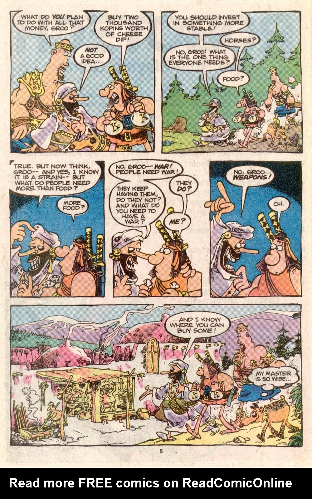 Read online Sergio Aragonés Groo the Wanderer comic -  Issue #31 - 5