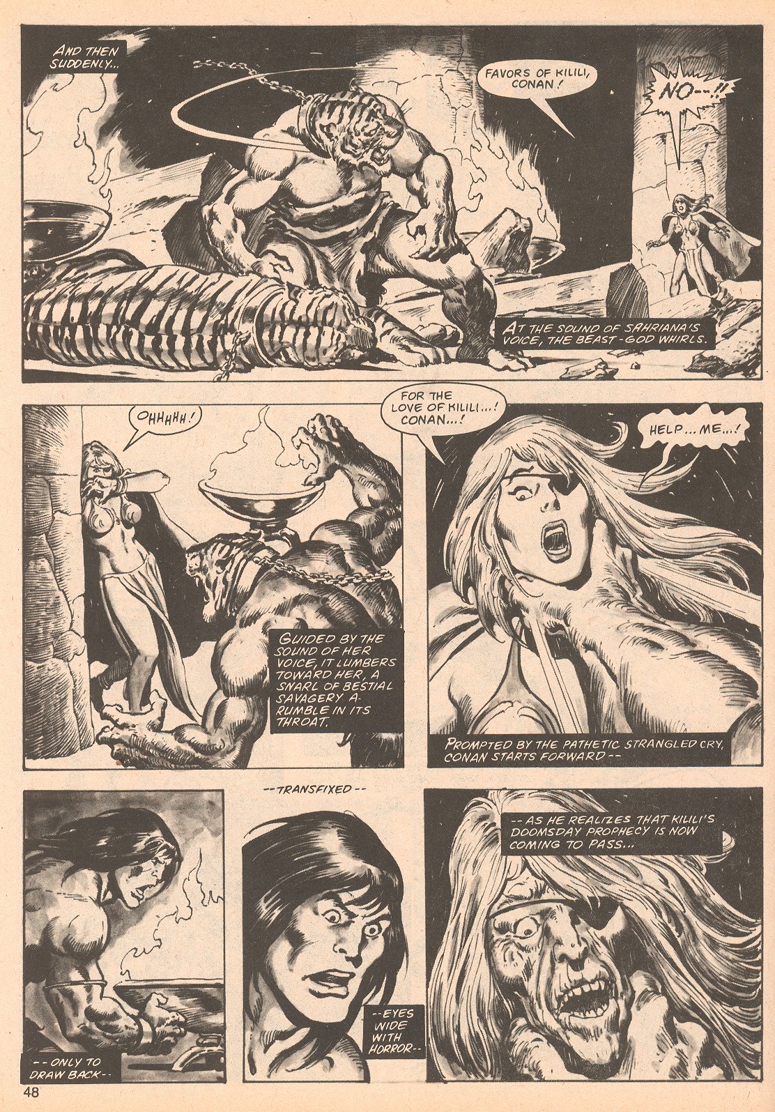 Read online The Savage Sword Of Conan comic -  Issue #62 - 48