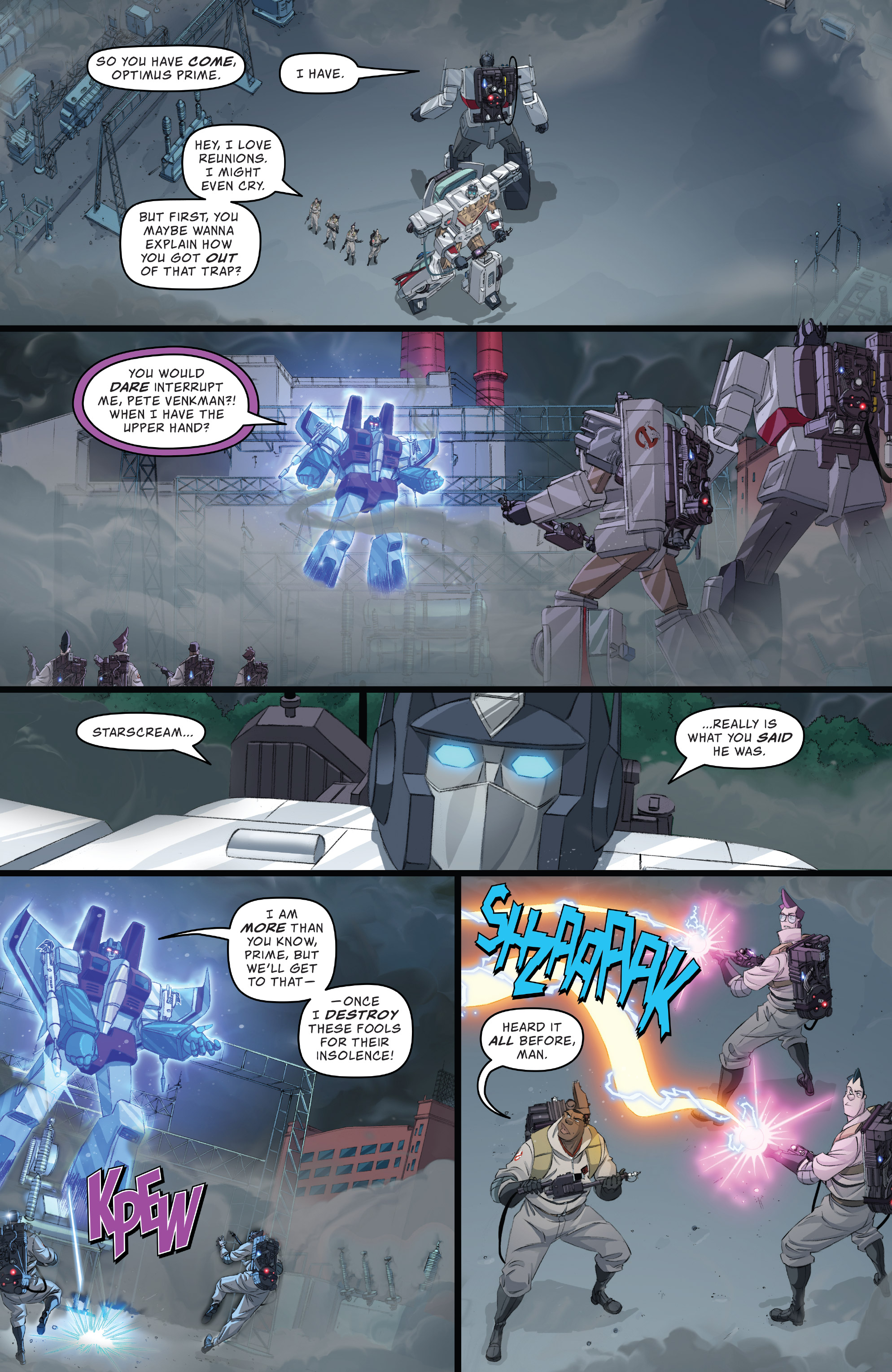 Read online Transformers/Ghostbusters comic -  Issue #4 - 11