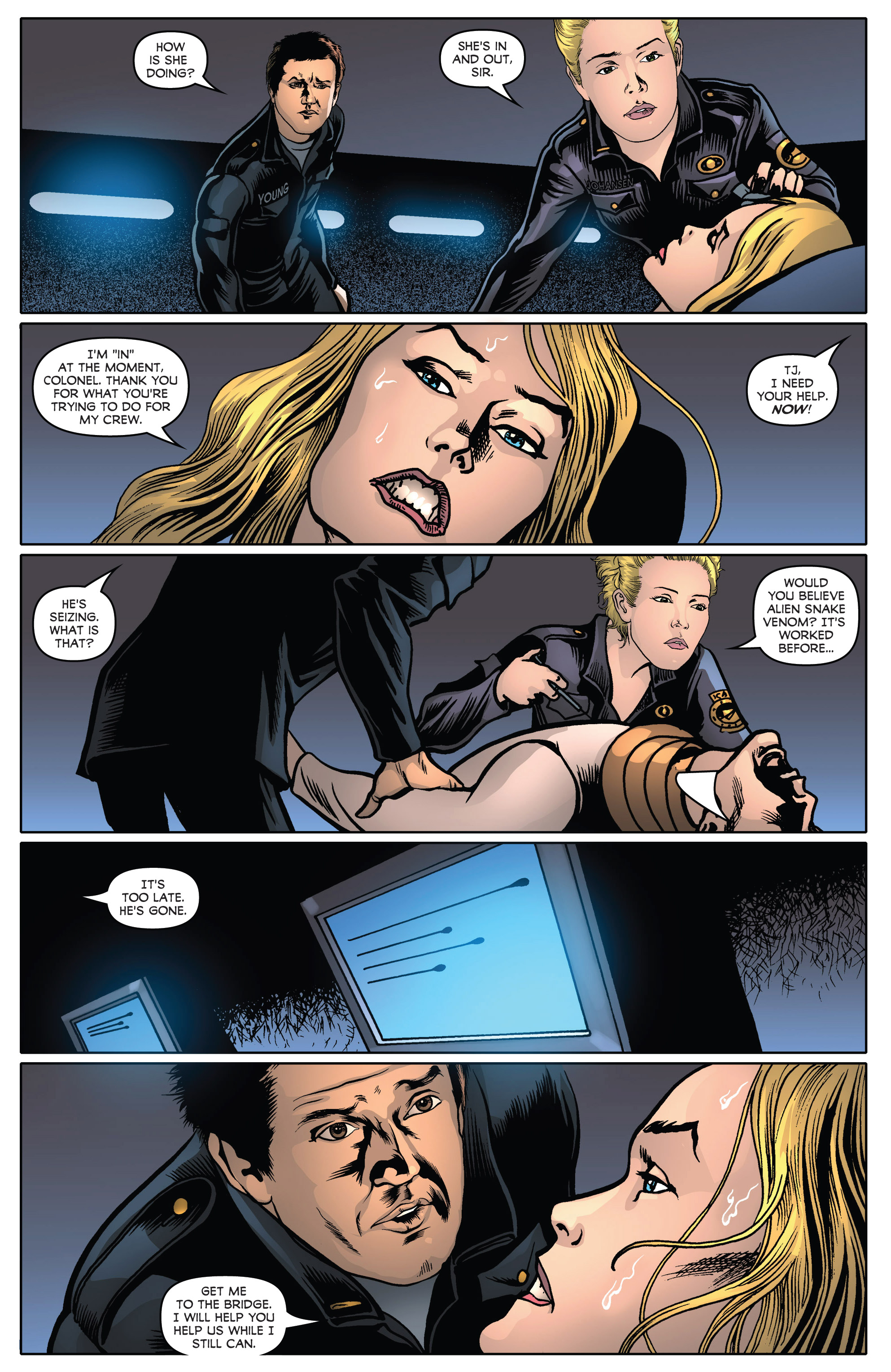 Read online Stargate Universe comic -  Issue #3 - 14