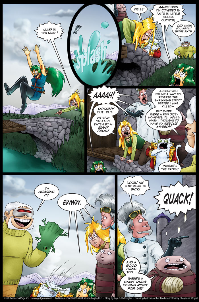 Read online Girl Genius (2002) comic -  Issue #13 - 188
