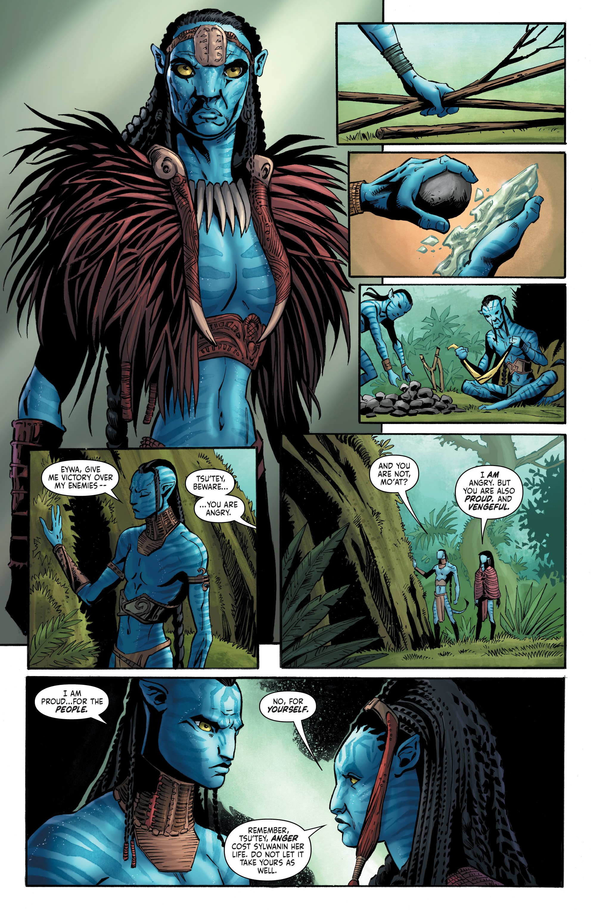 Read online Avatar: Tsu'tey's Path comic -  Issue #4 - 12