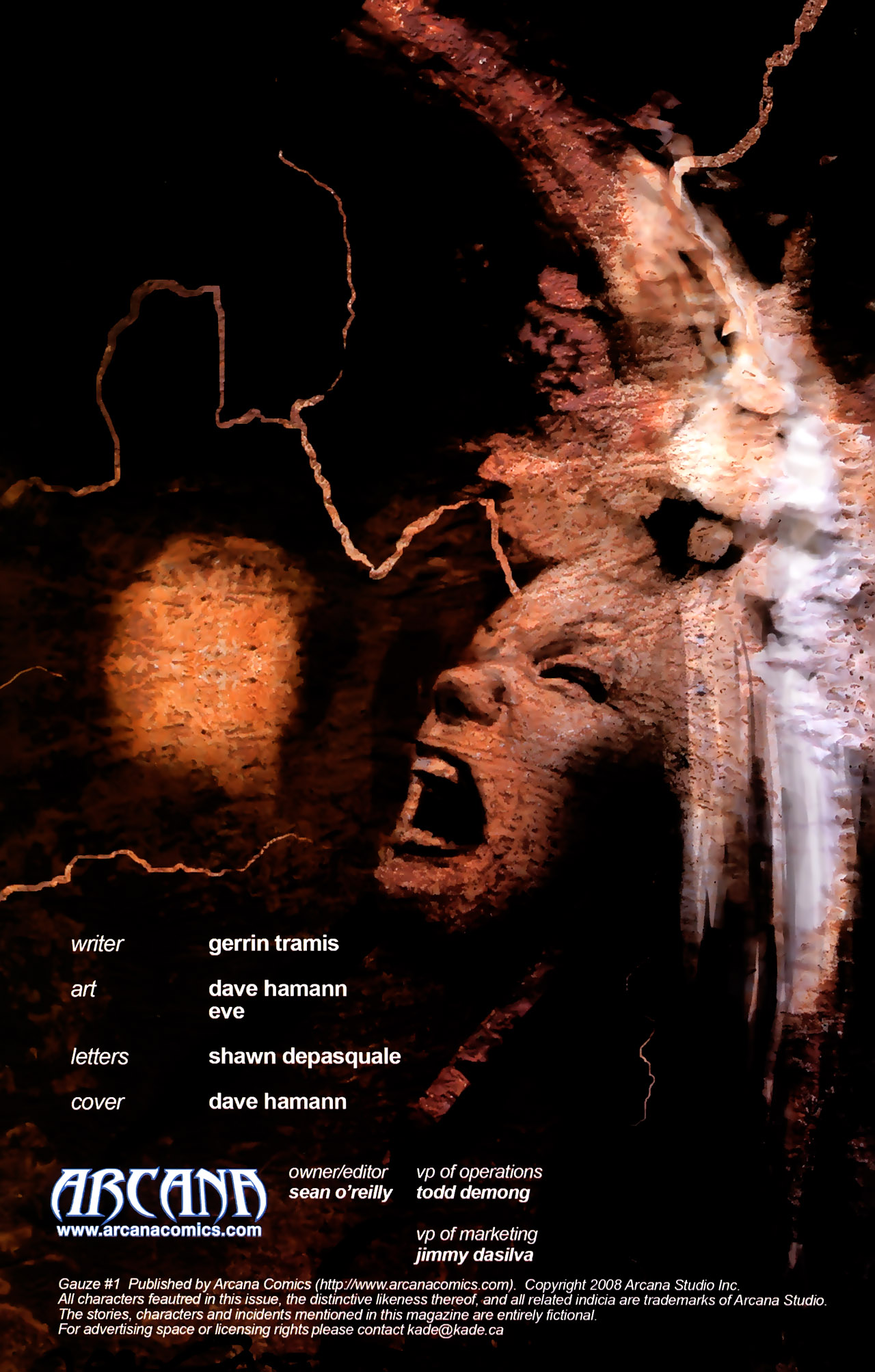 Read online Gauze comic -  Issue #1 - 2