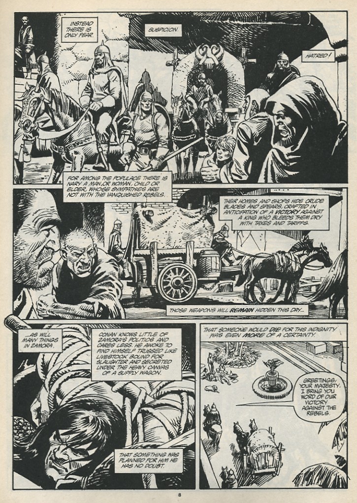 Read online The Savage Sword Of Conan comic -  Issue #181 - 10