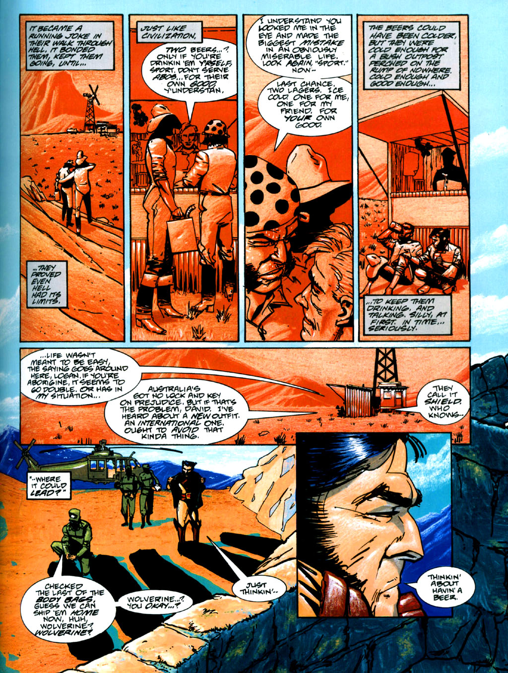 Read online Marvel Graphic Novel comic -  Issue #50 - Wolverine & Nick Fury - The Scorpio Connection - 28