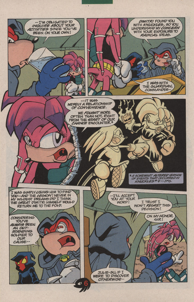 Read online Knuckles the Echidna comic -  Issue #8 - 12