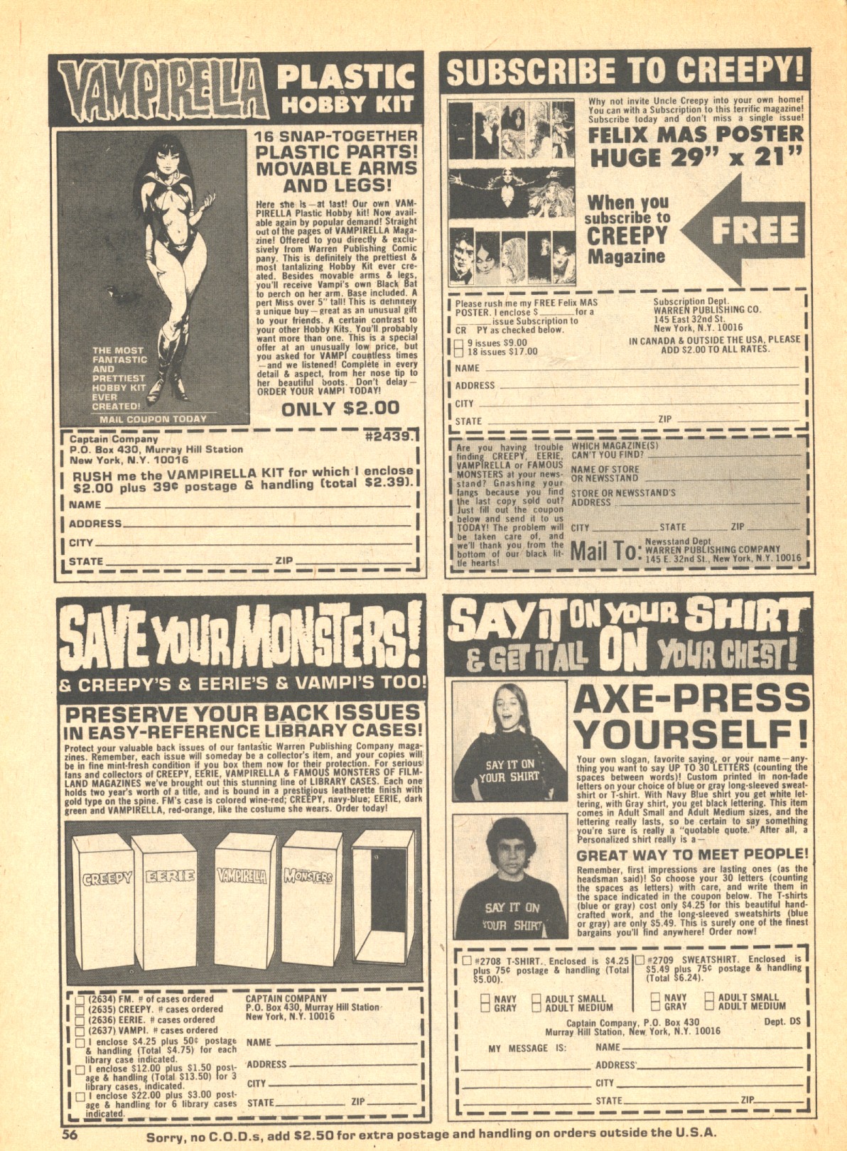 Read online Creepy (1964) comic -  Issue #58 - 56