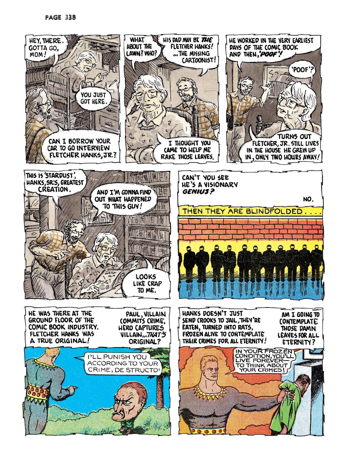 Turn Loose Our Death Rays and Kill Them All!: The Complete Works of Fletcher Hanks issue TPB (Part 4) - Page 71
