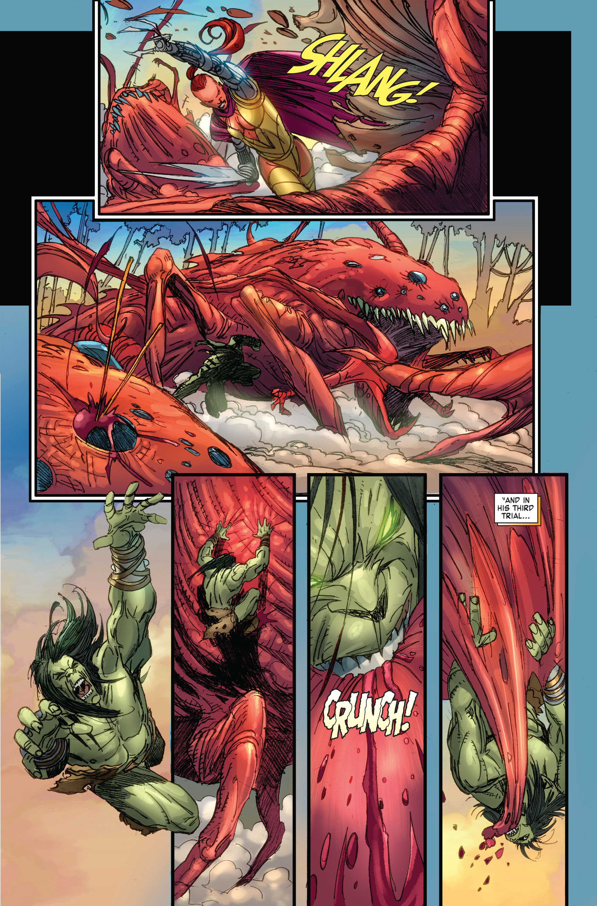 Read online Skaar: Son of Hulk comic -  Issue #4 - 8