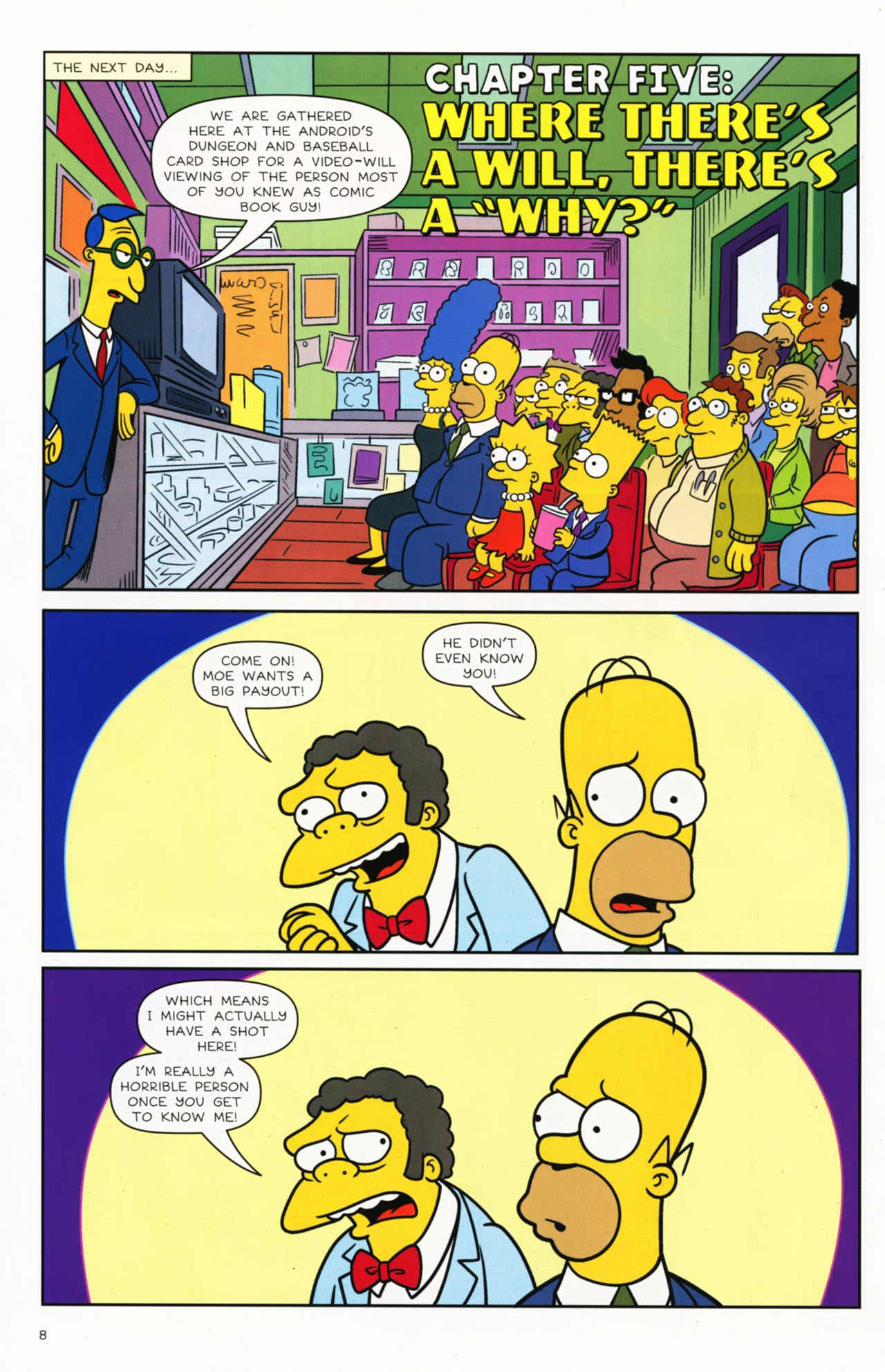 Read online Bongo Comics presents Comic Book Guy: The Comic Book comic -  Issue #2 - 10