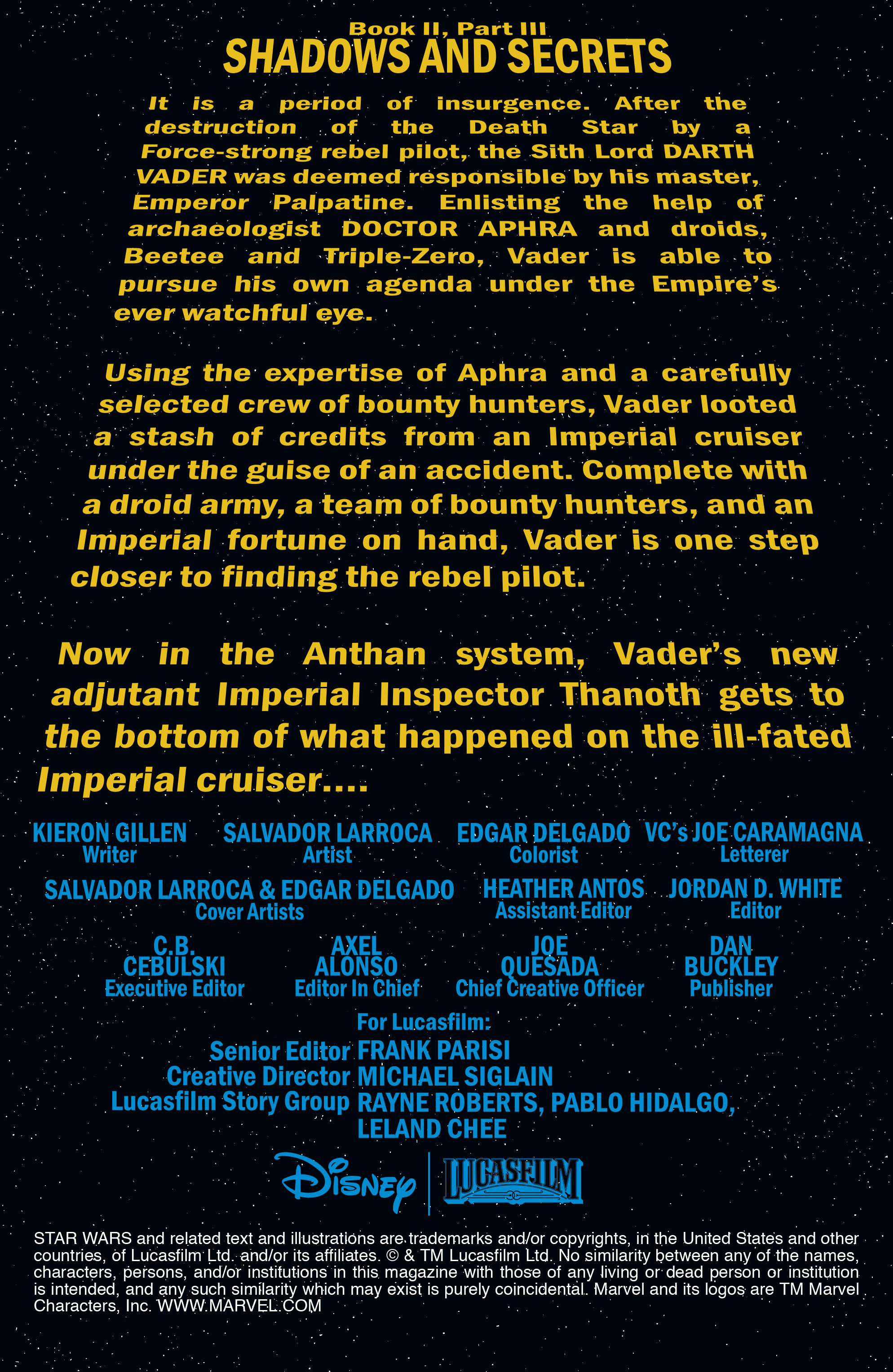 Read online Darth Vader comic -  Issue #9 - 3